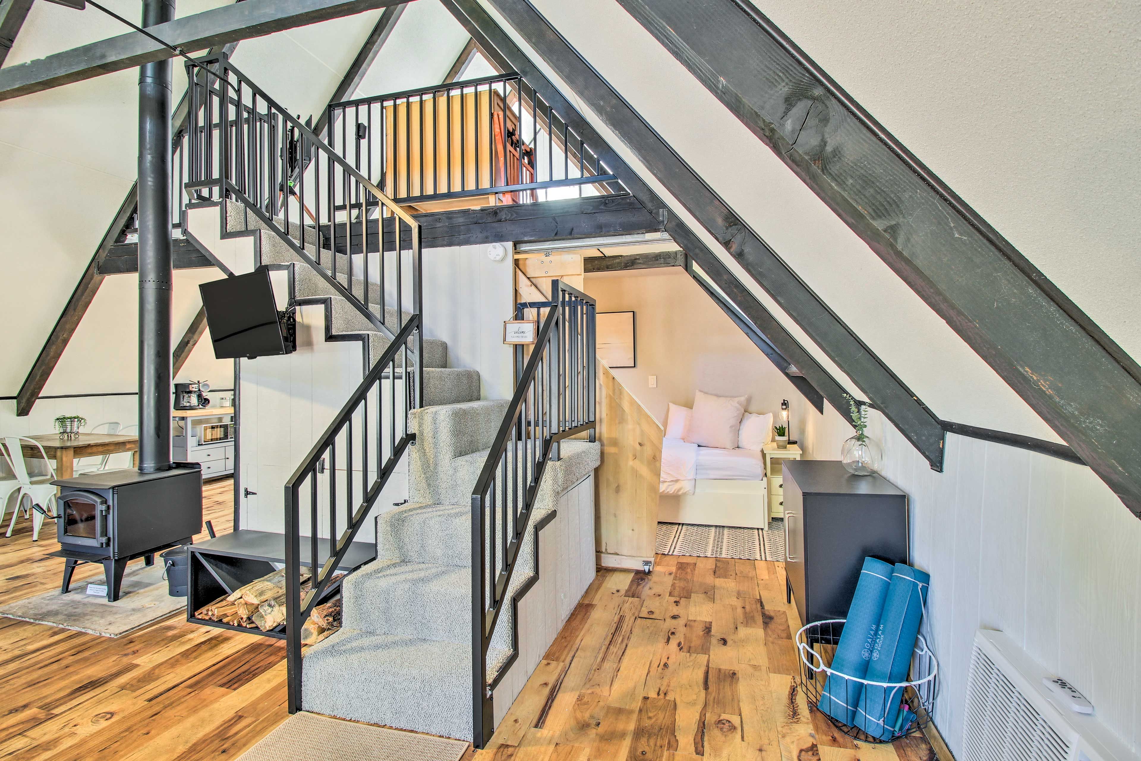 Stairs to Loft | Iron & Board