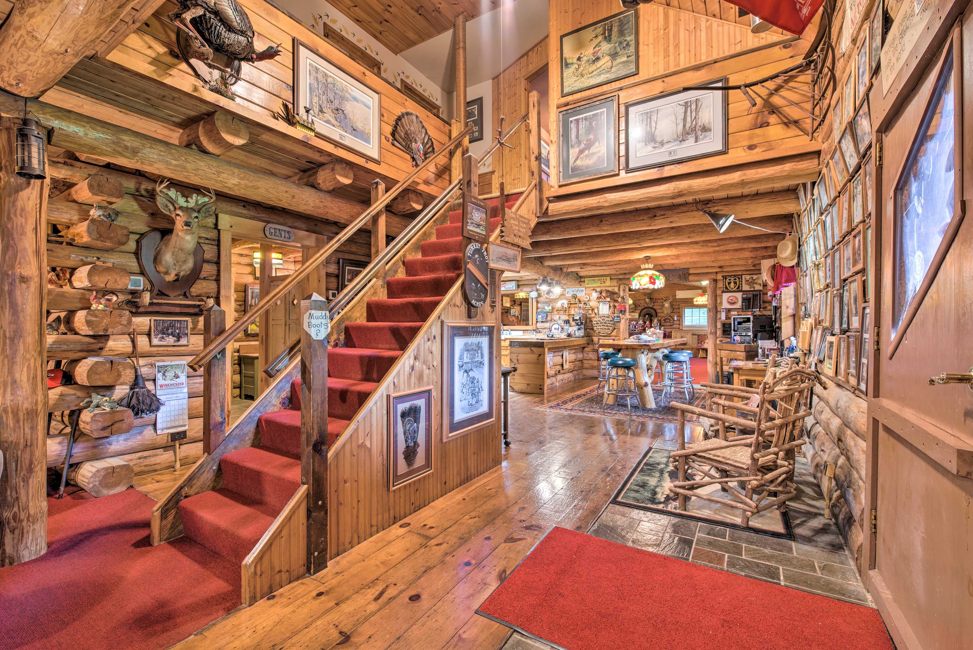 Stairs to Access 2nd Floor