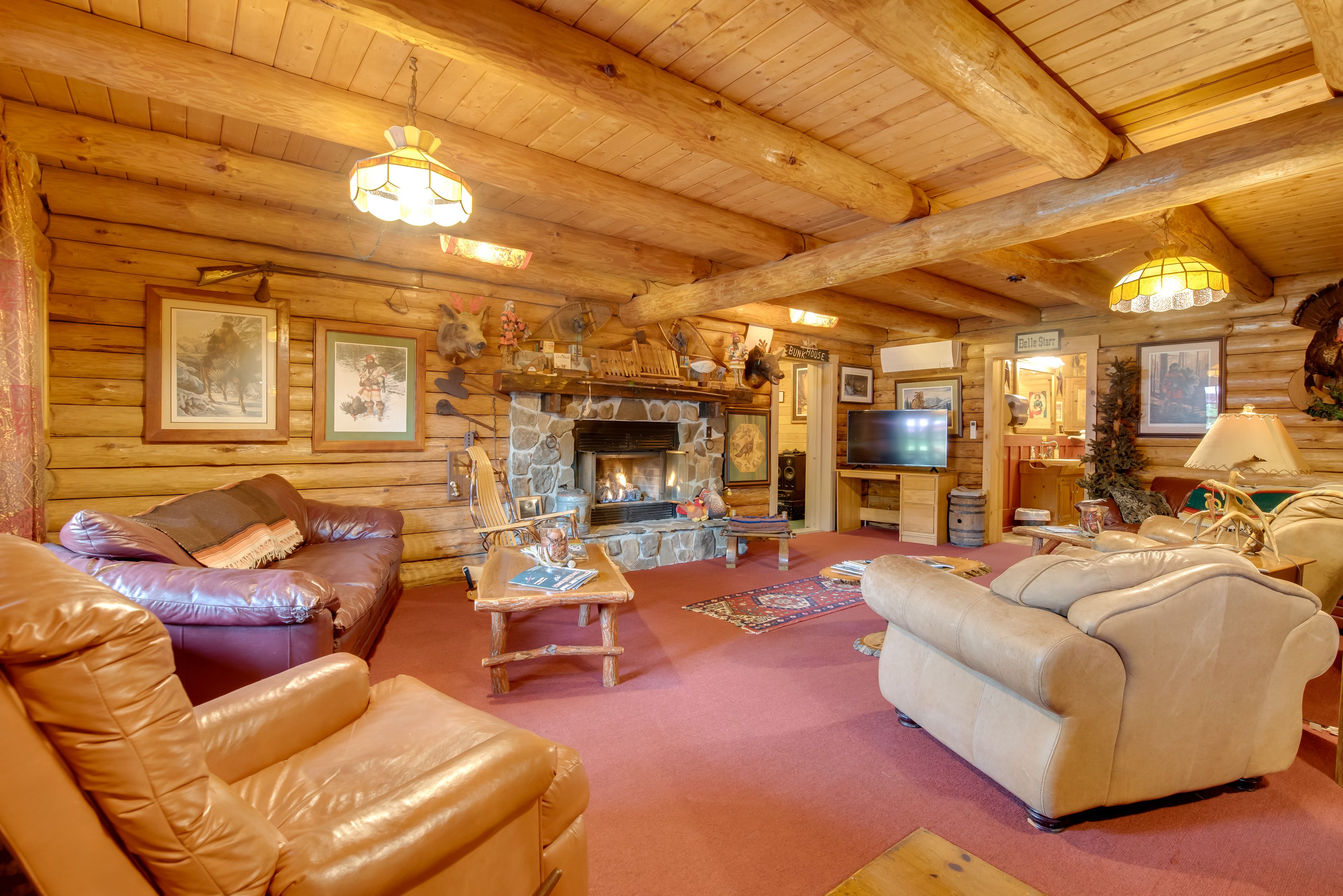 Living Room | 1st Floor | Smart TV w/ Cable | Window A/C Units & Electric Heat