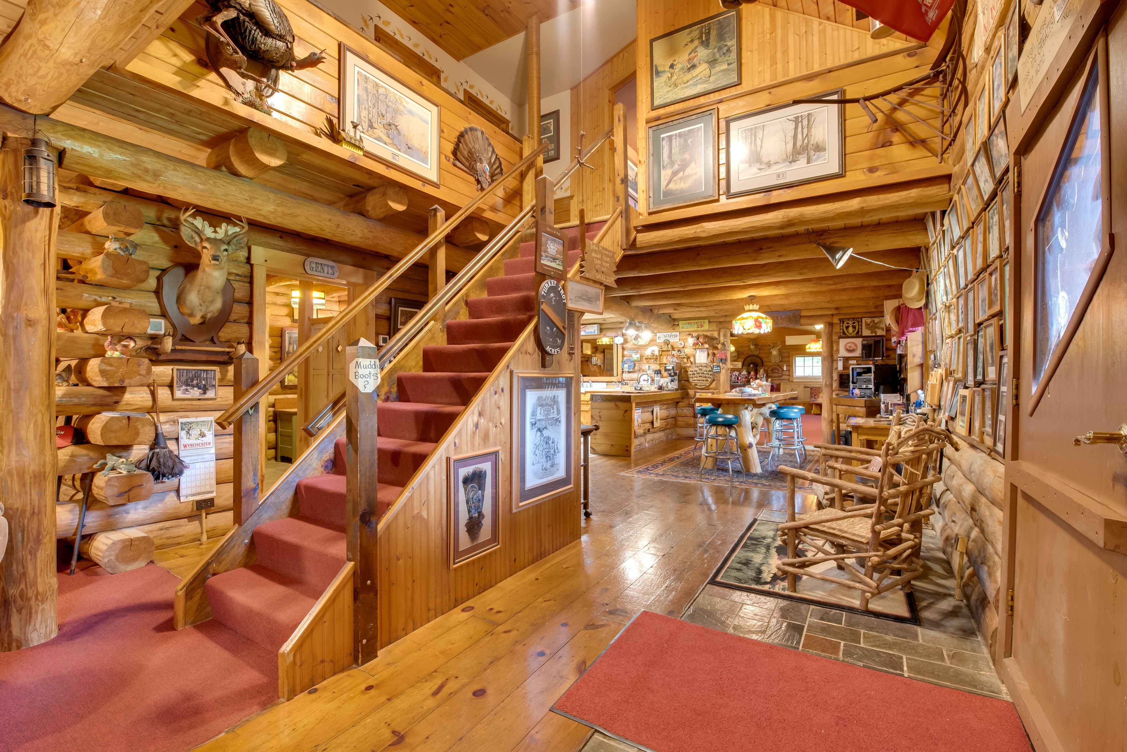 Stairs to Access 2nd Floor