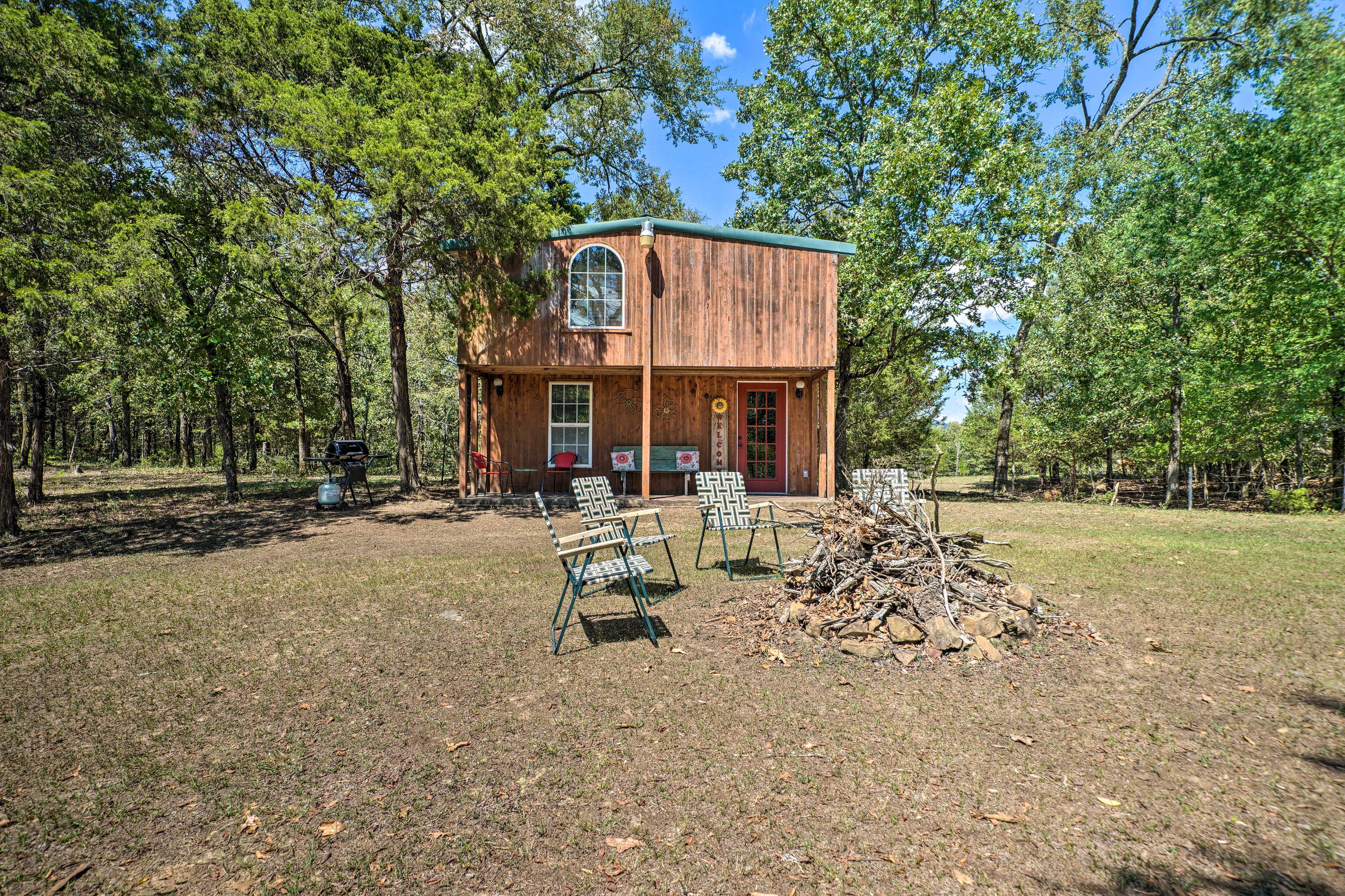 Nashoba Vacation Rental | Studio | 1BA | Step-Free Entry | 600 Sq Ft
