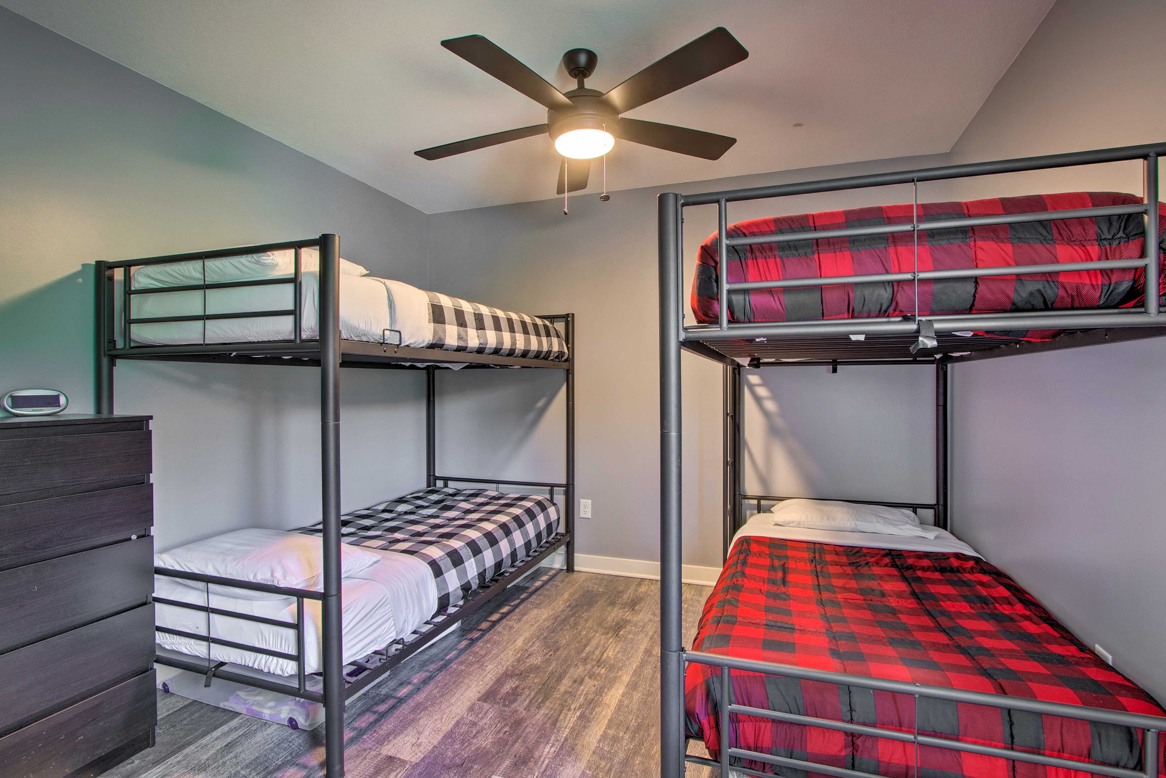 Bedroom 3 (Bunk Room) | 2 Twin Bunk Beds