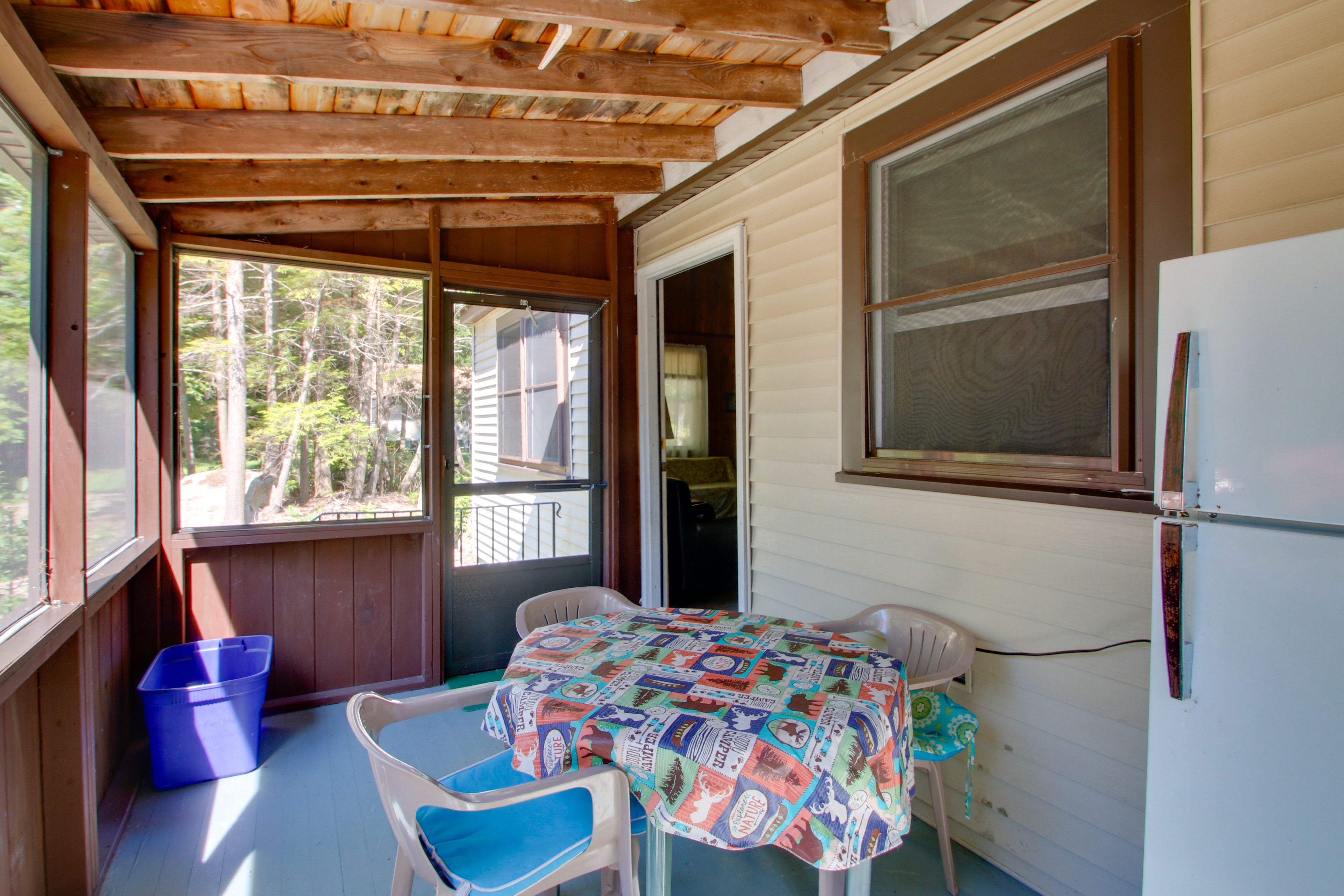 Screened Porch | Outdoor Fridge