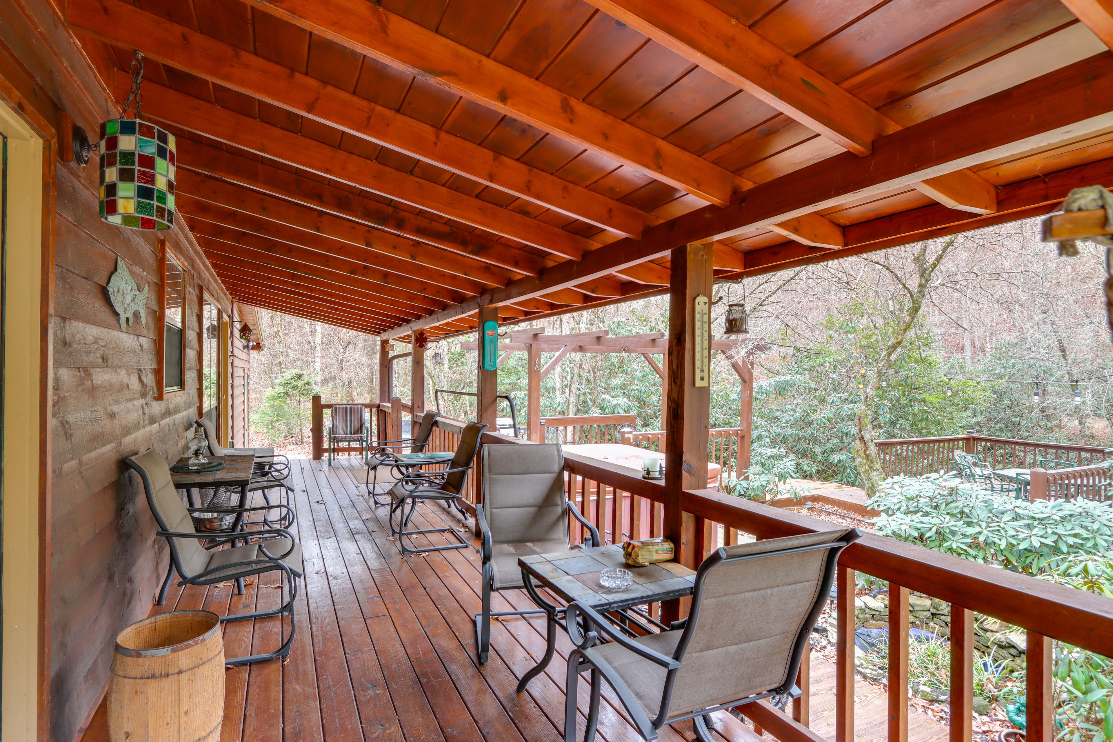 Covered Patio | Sitting Area | Dining Area