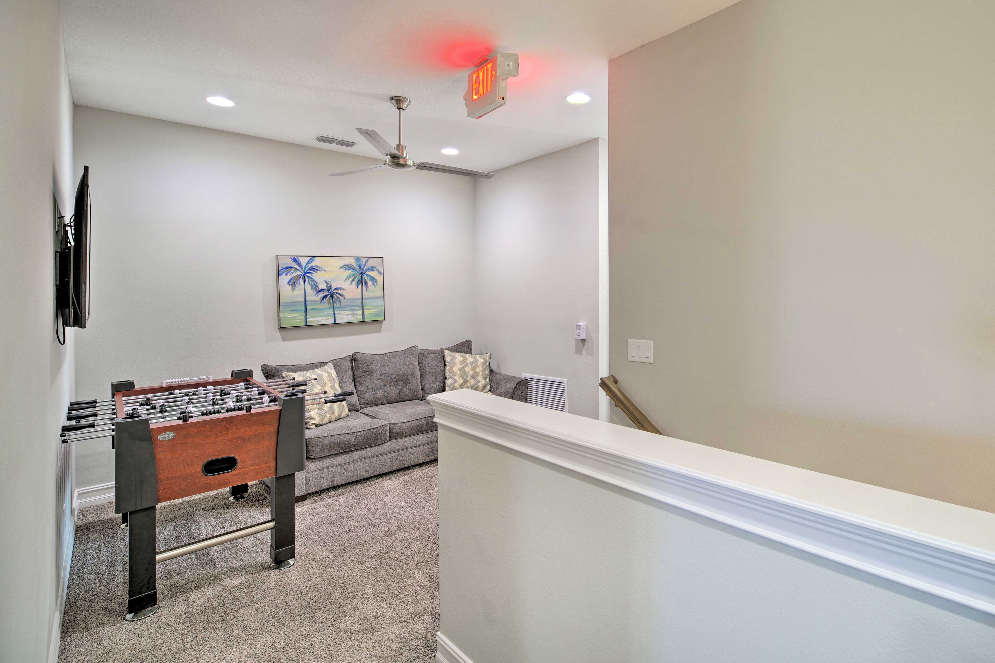 Living Area | Smart TV | Foosball