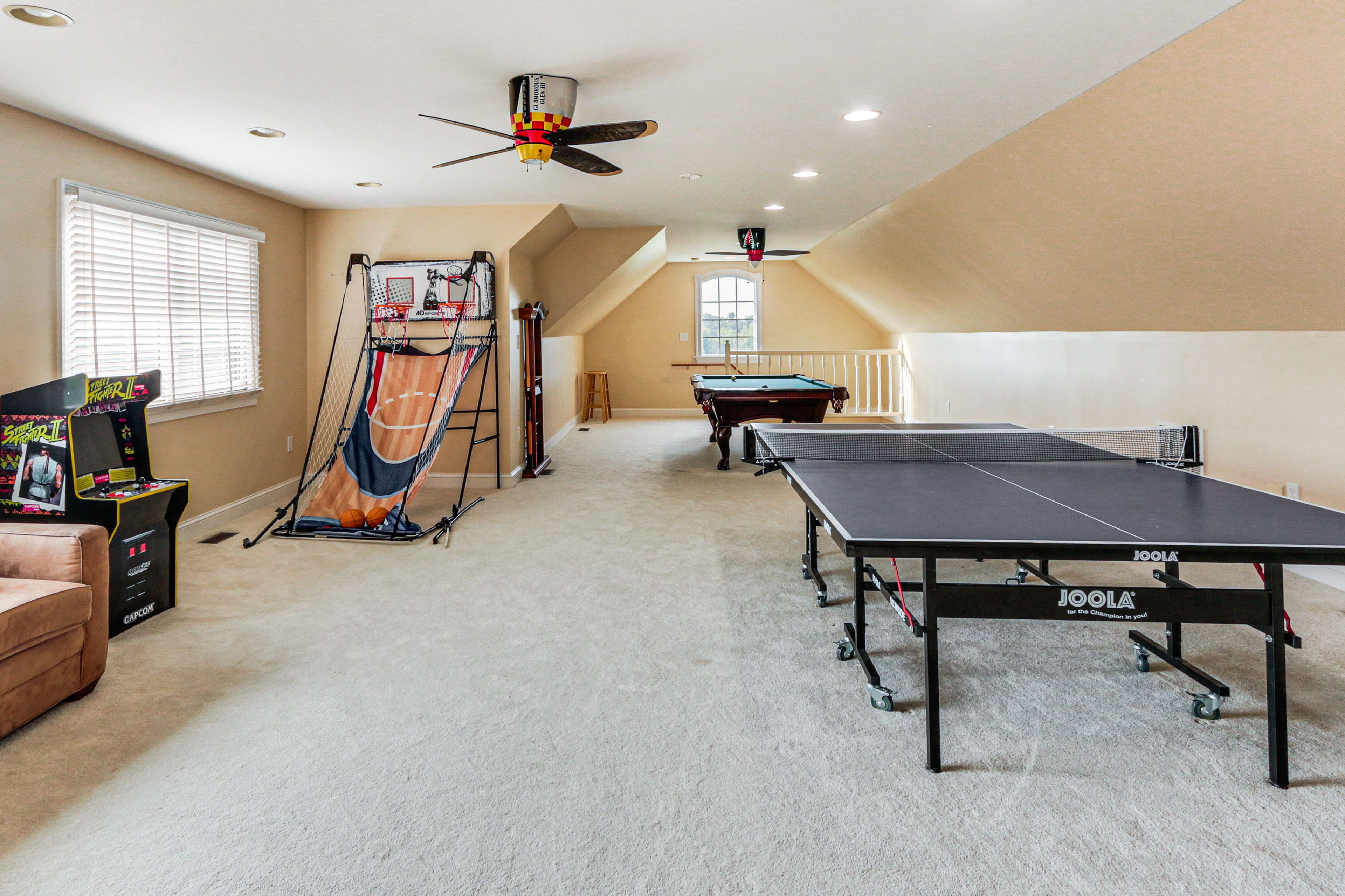 Game Room | 3rd Floor | Pool Table | Ping-Pong Table | Arcade Machine