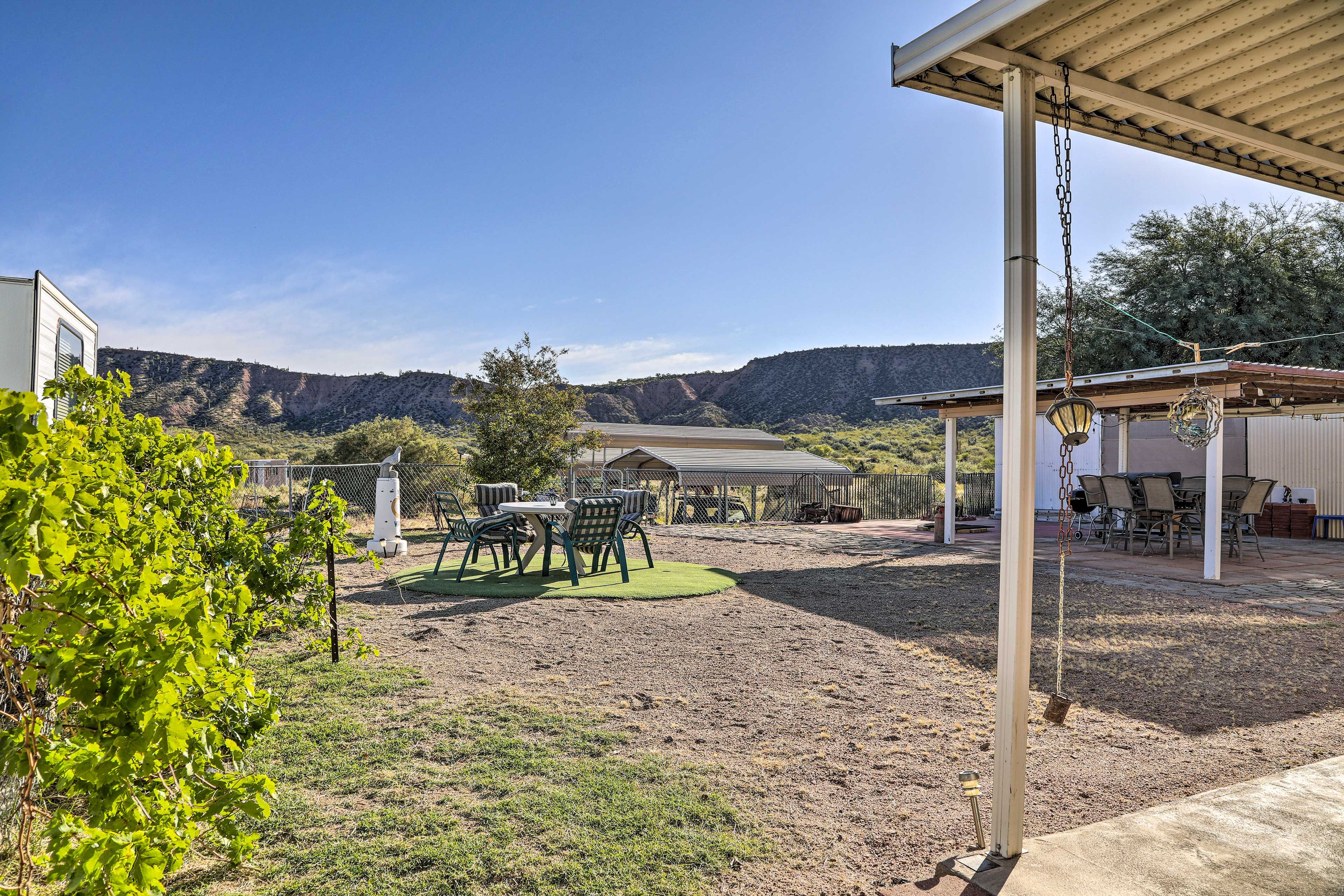 Fenced Yard | Gas & Charcoal Grills (Propane Provided) | Fire Pit
