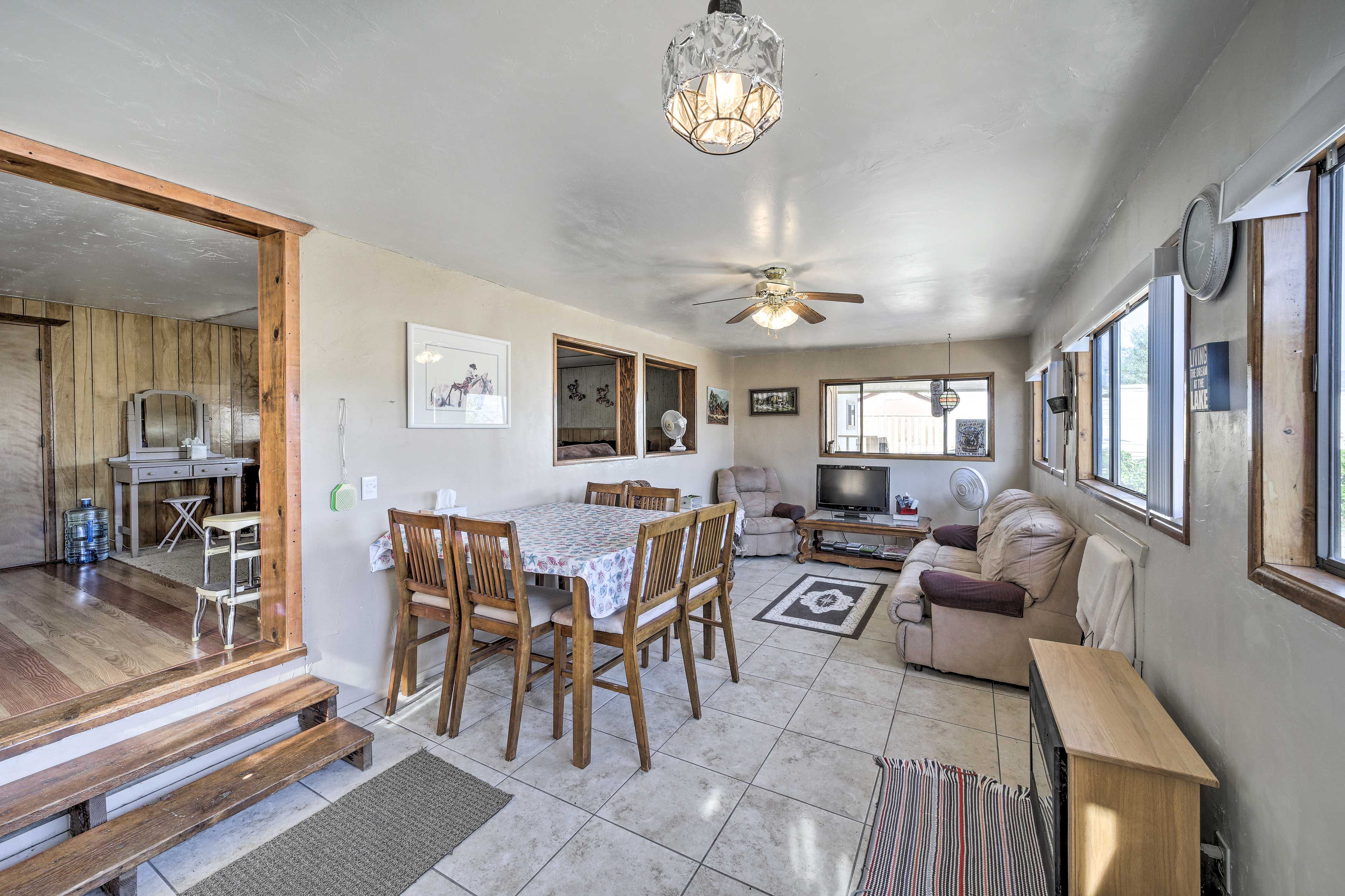 Roosevelt Vacation Rental | 2BR | 1.5BA | 1,100 Sq Ft | Access Only By Stairs
