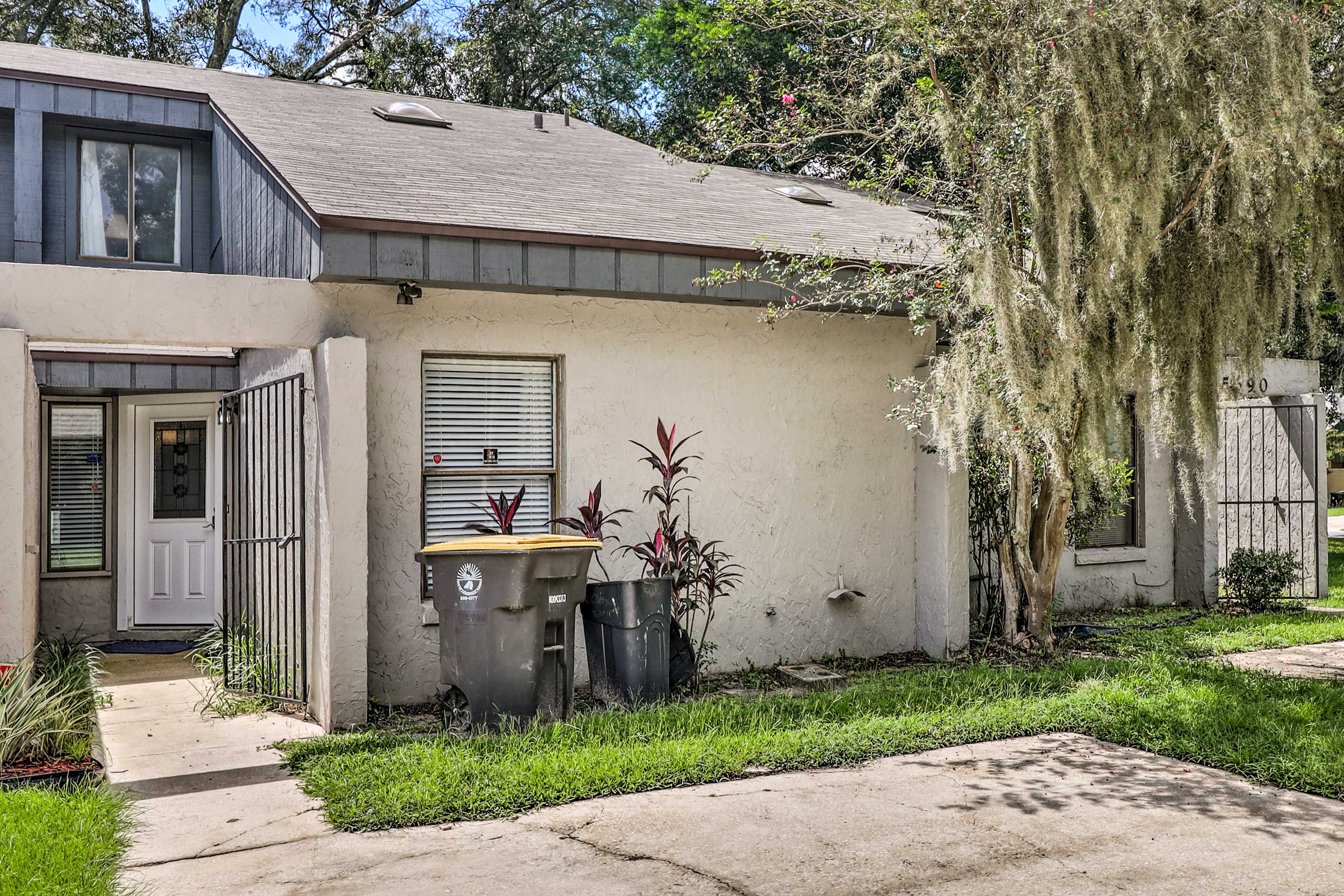 Townhome Exterior | Driveway Parking (2 Vehicles)