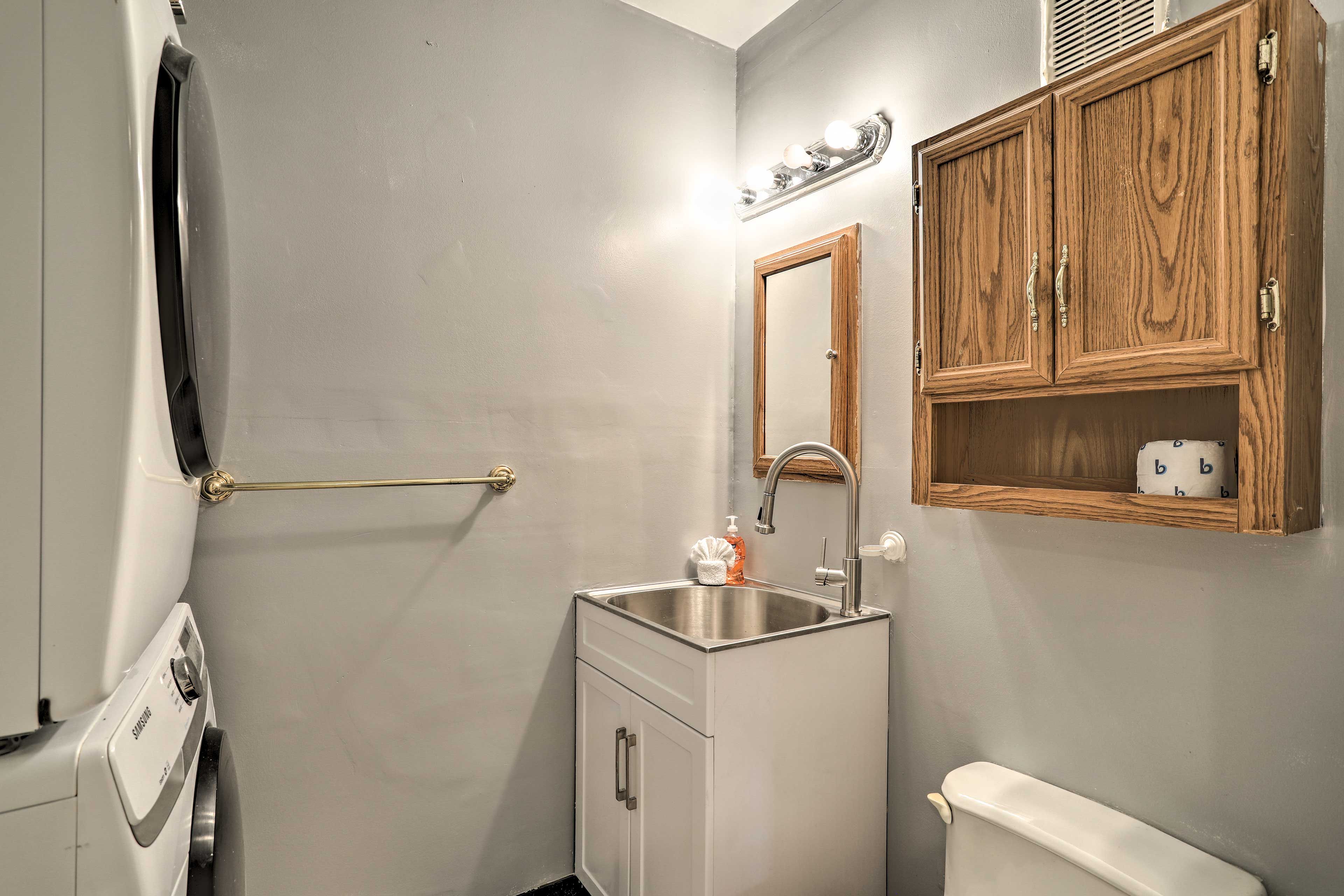 Half Bathroom | Laundry Area