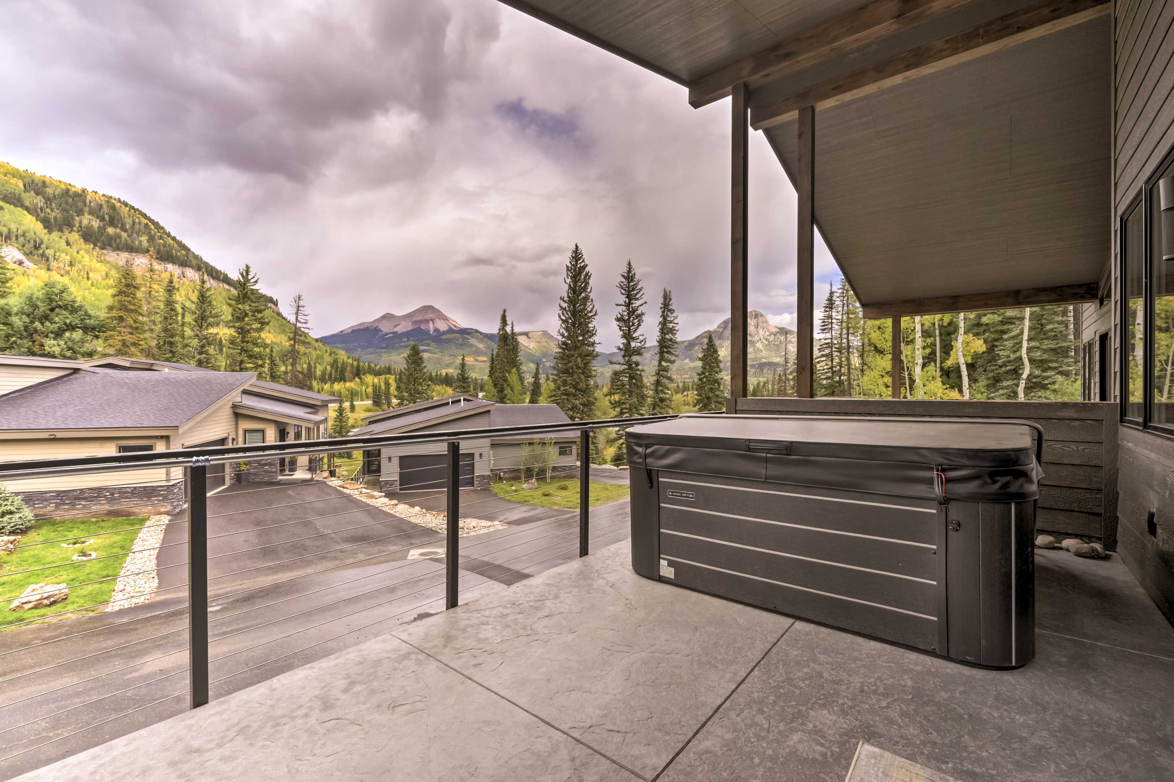 Private Balcony | Hot Tub | Mountain Views