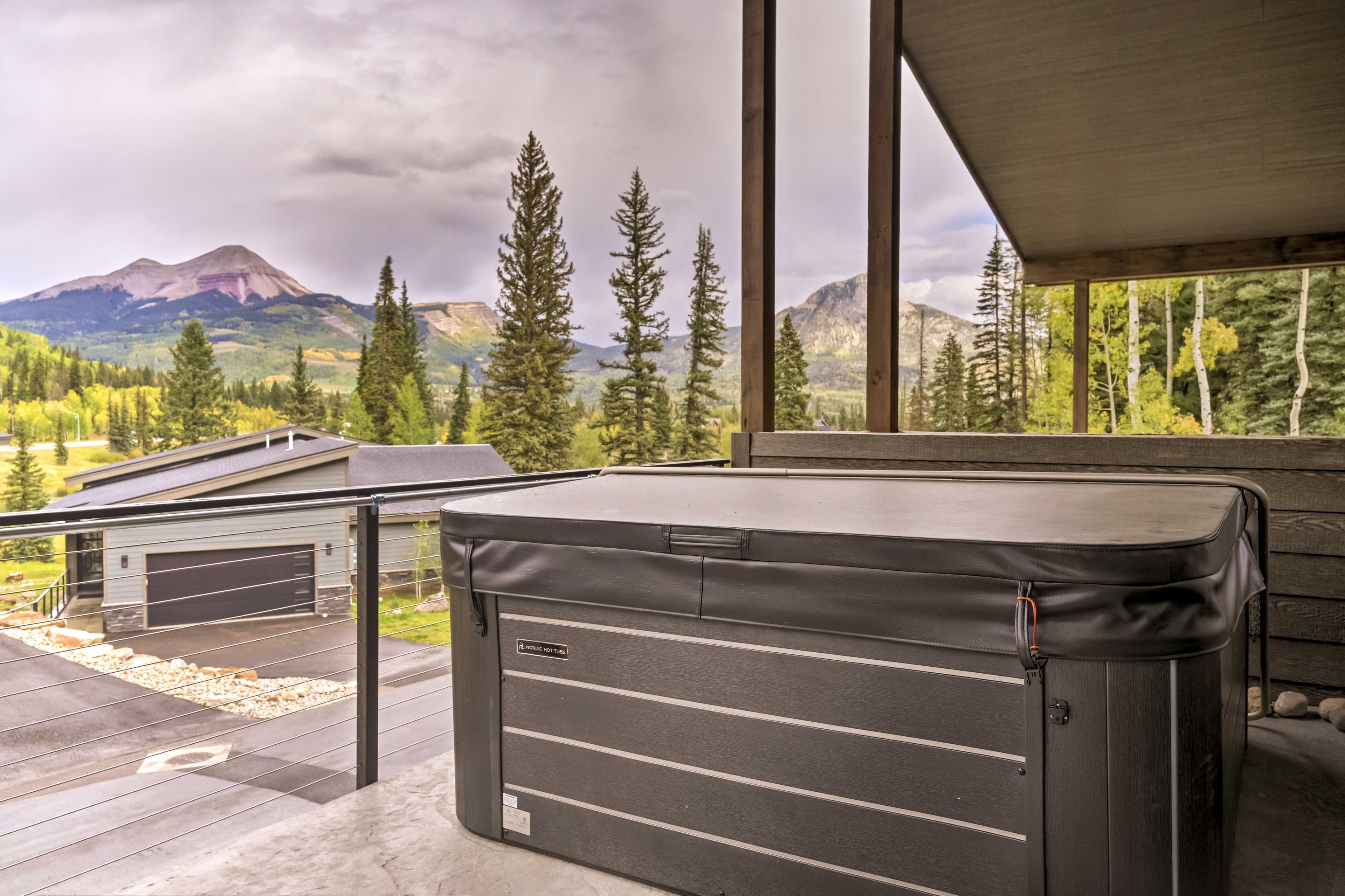 Balcony | Private Hot Tub