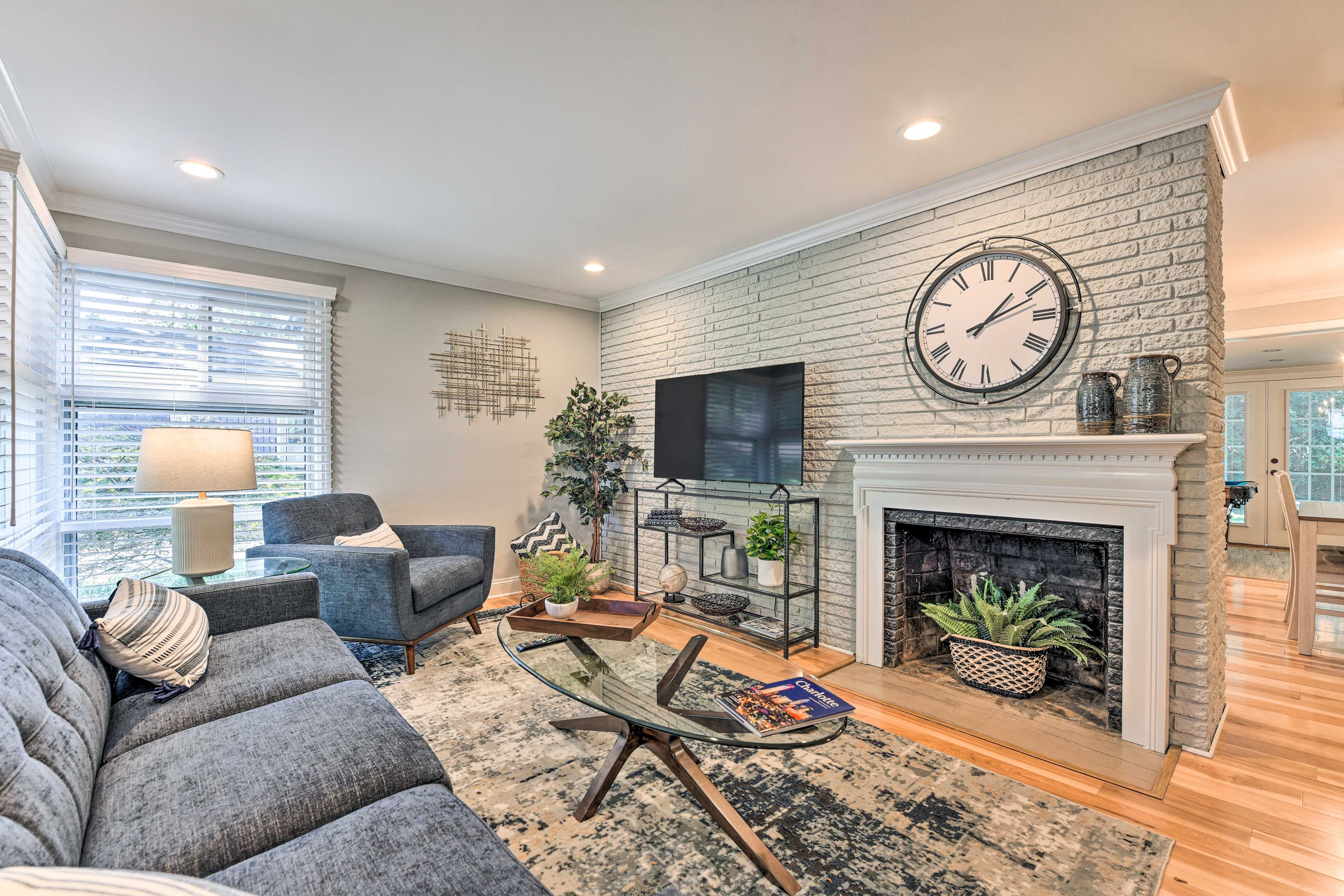 Charlotte Vacation Rental | 4BR | 2BA | Step-Free Access | 1,700 Sq Ft