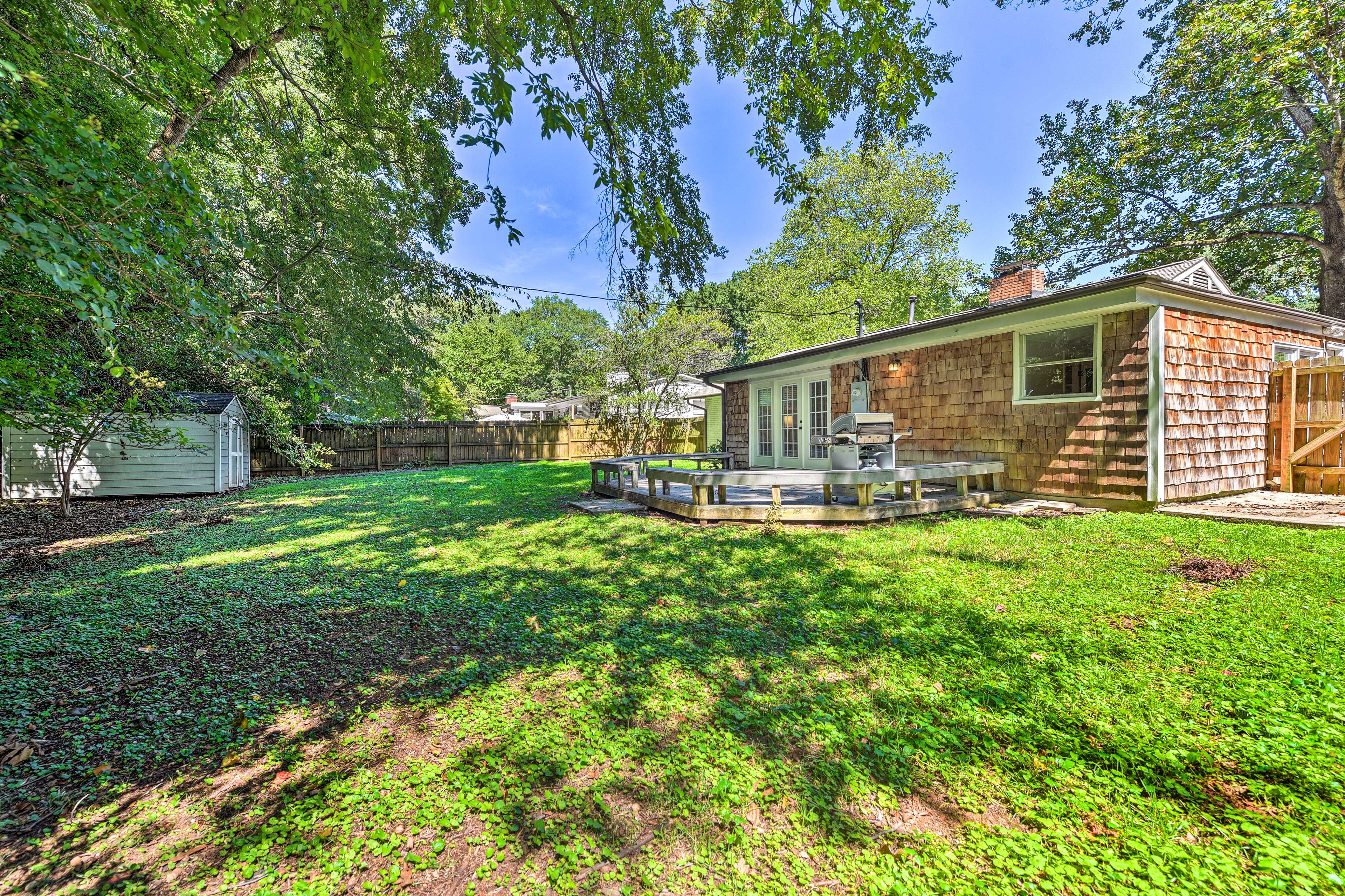 Fenced Backyard