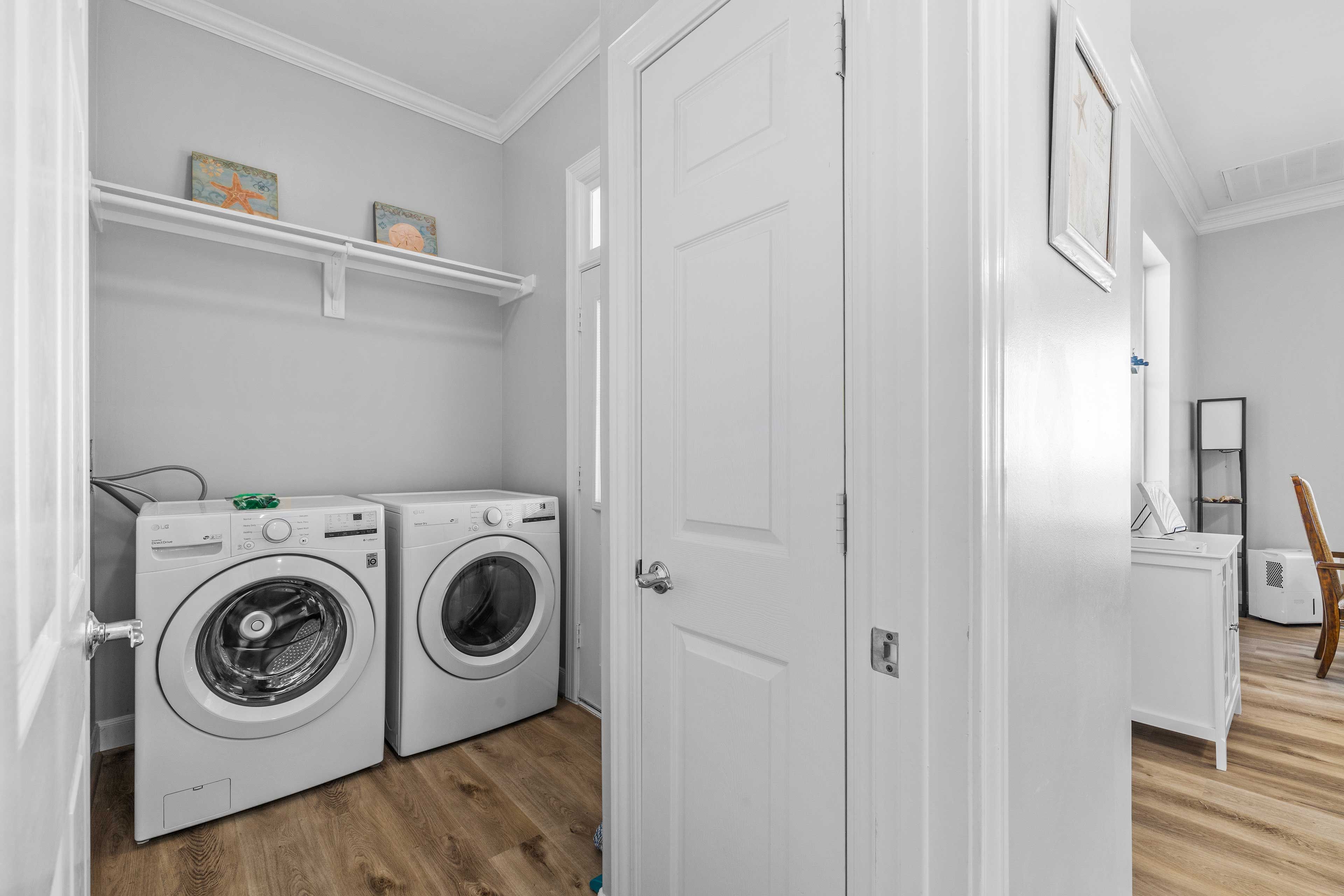 Laundry Area | Laundry Detergent Provided