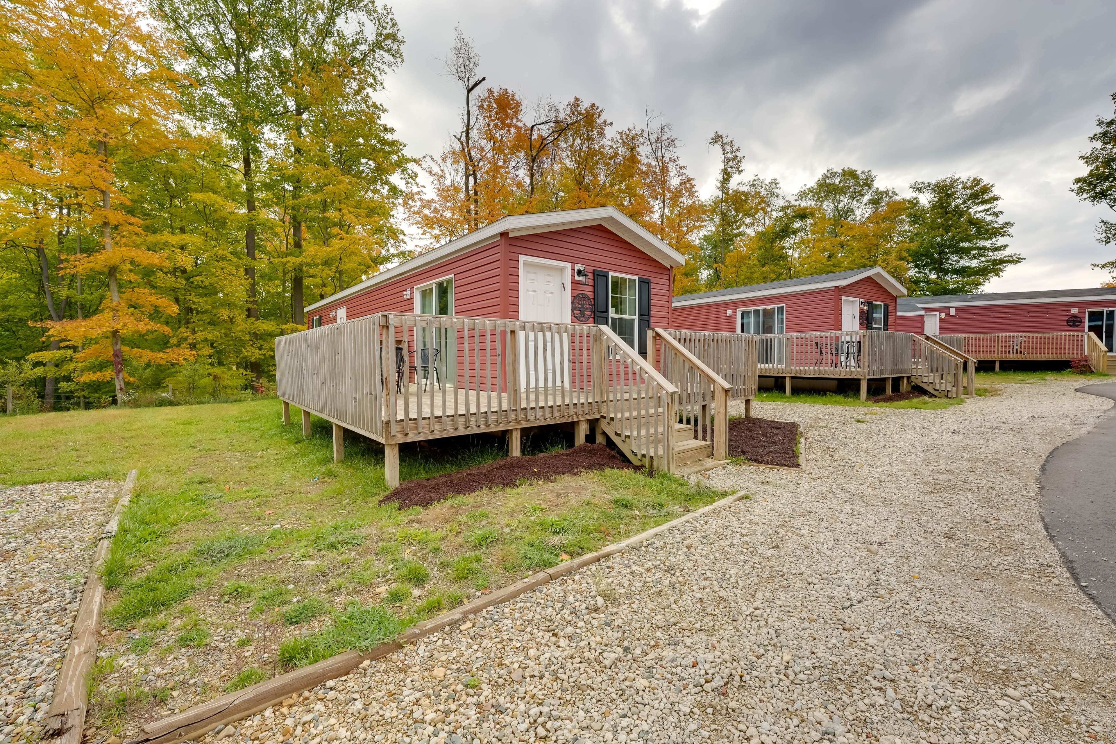 Cassopolis Vacation Rental | 2BA | 1BR | Stairs Required | 600 Sq Ft