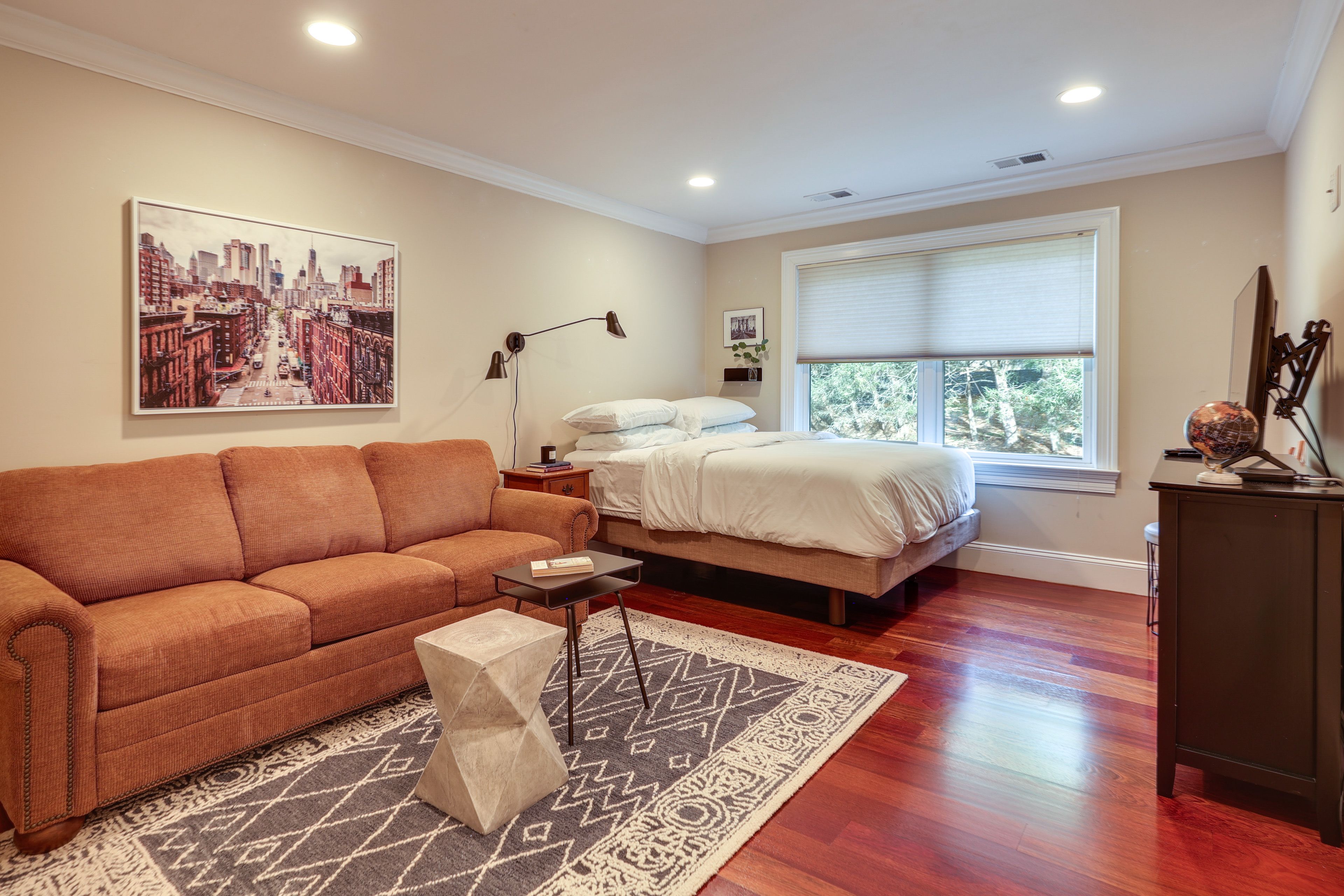 Bedroom 4 | Queen Bed | Full Sleeper Sofa | Lower Level