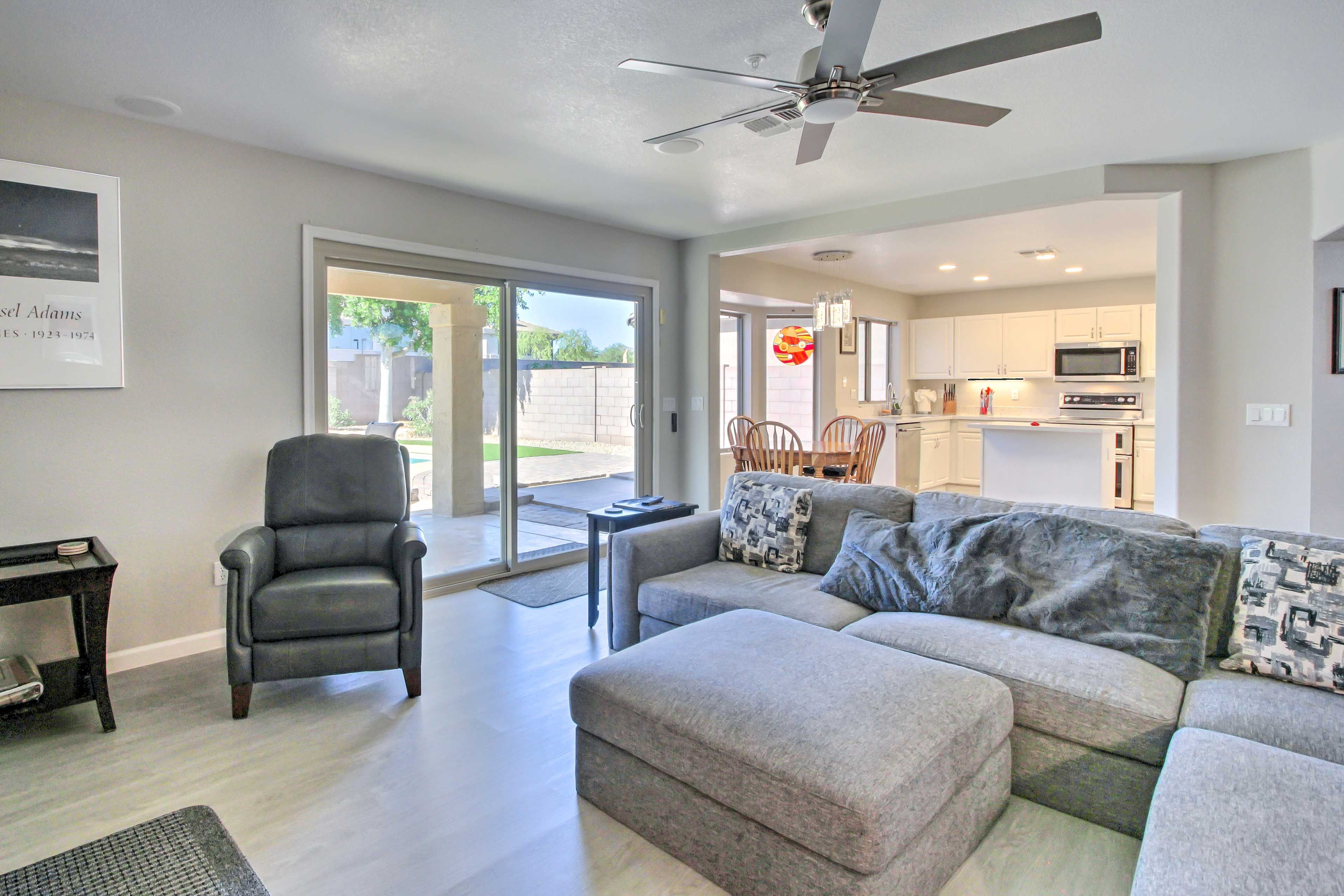 Living Room | 1st Floor | Central Air Conditioning