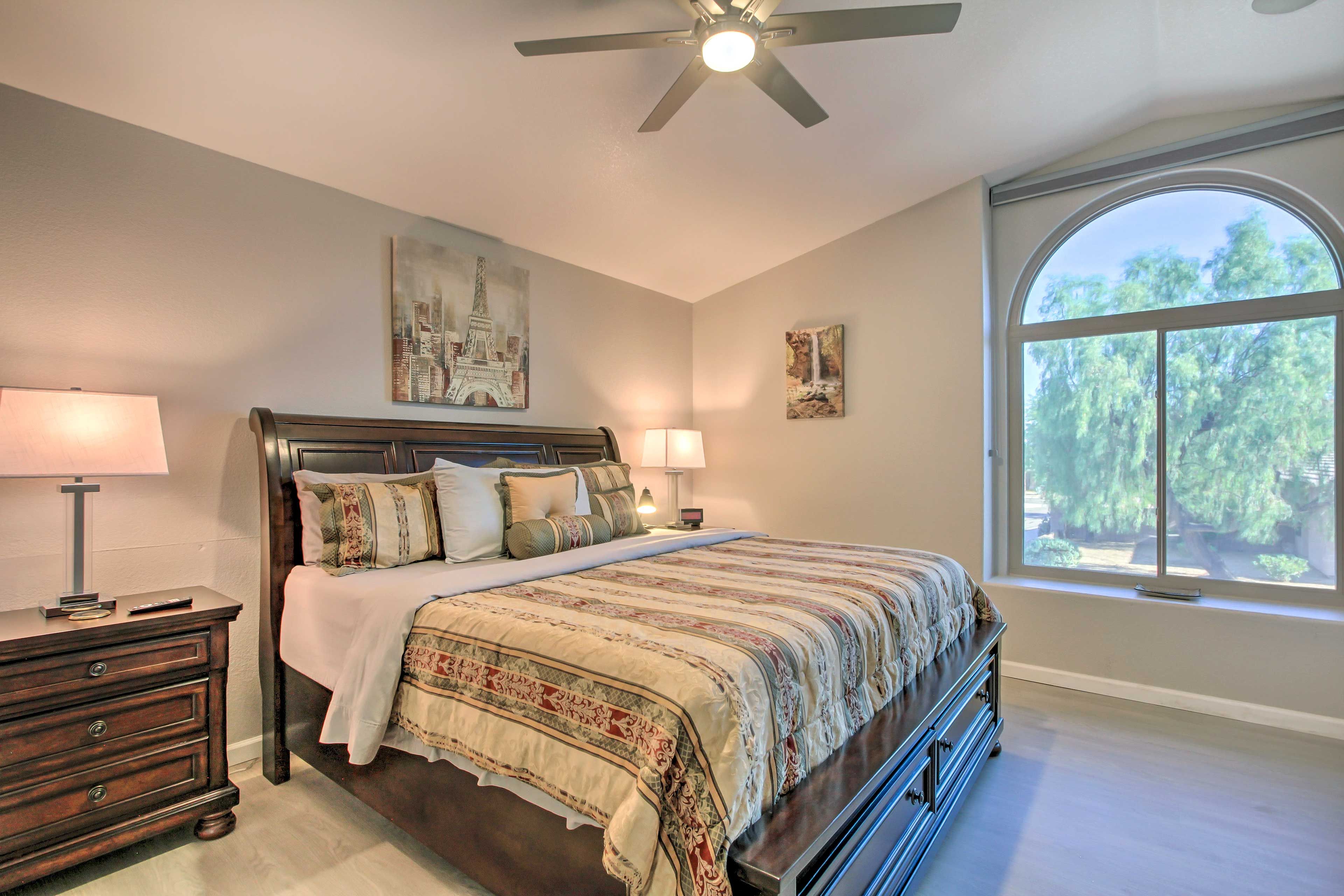 Bedroom 1 | King Bed | 2nd Floor | Stairs Required
