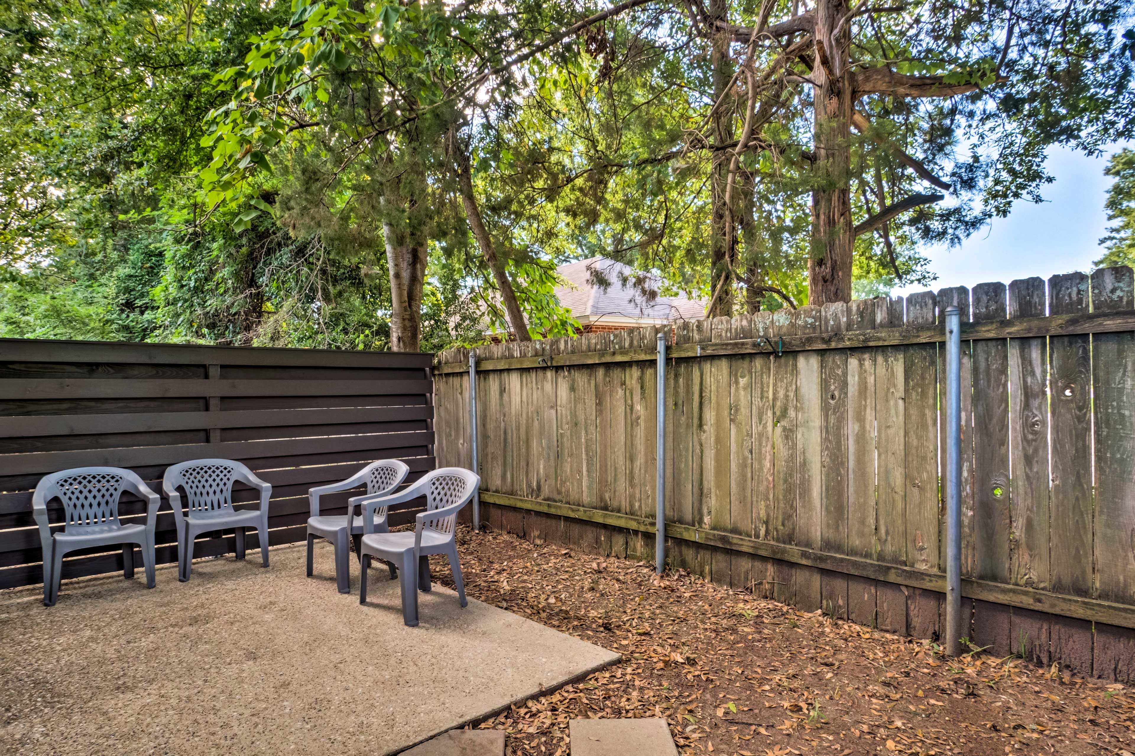 Private Fenced Backyard | Patio