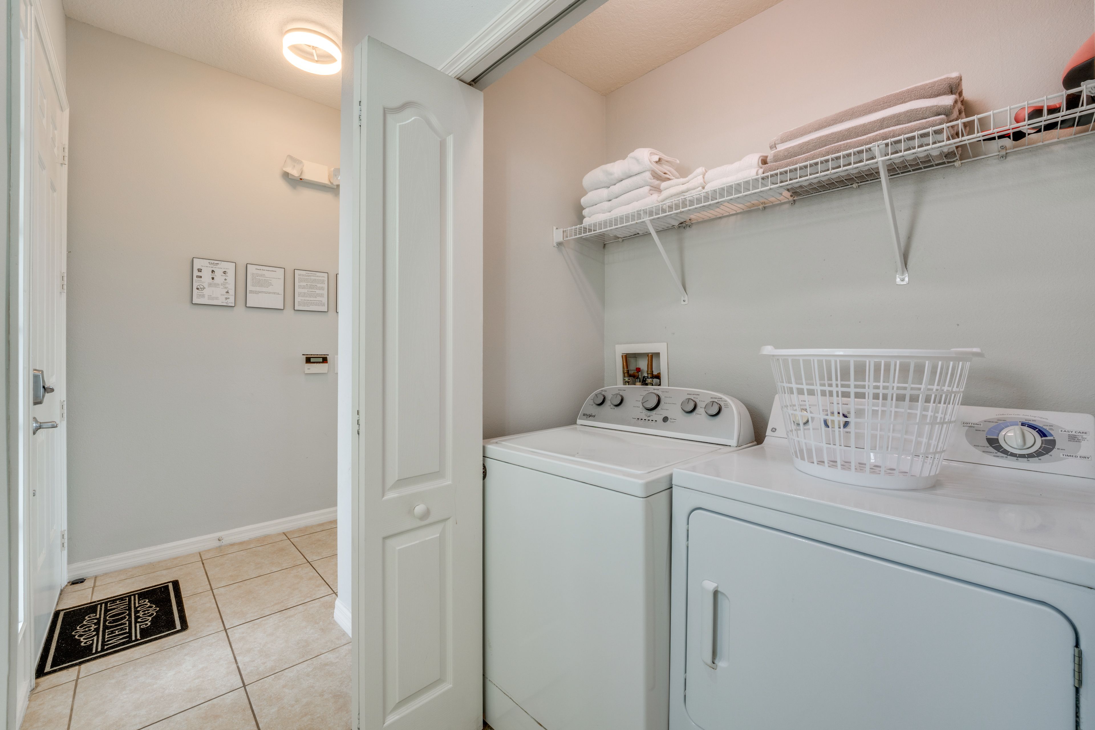 Laundry Closet | Iron & Board Available