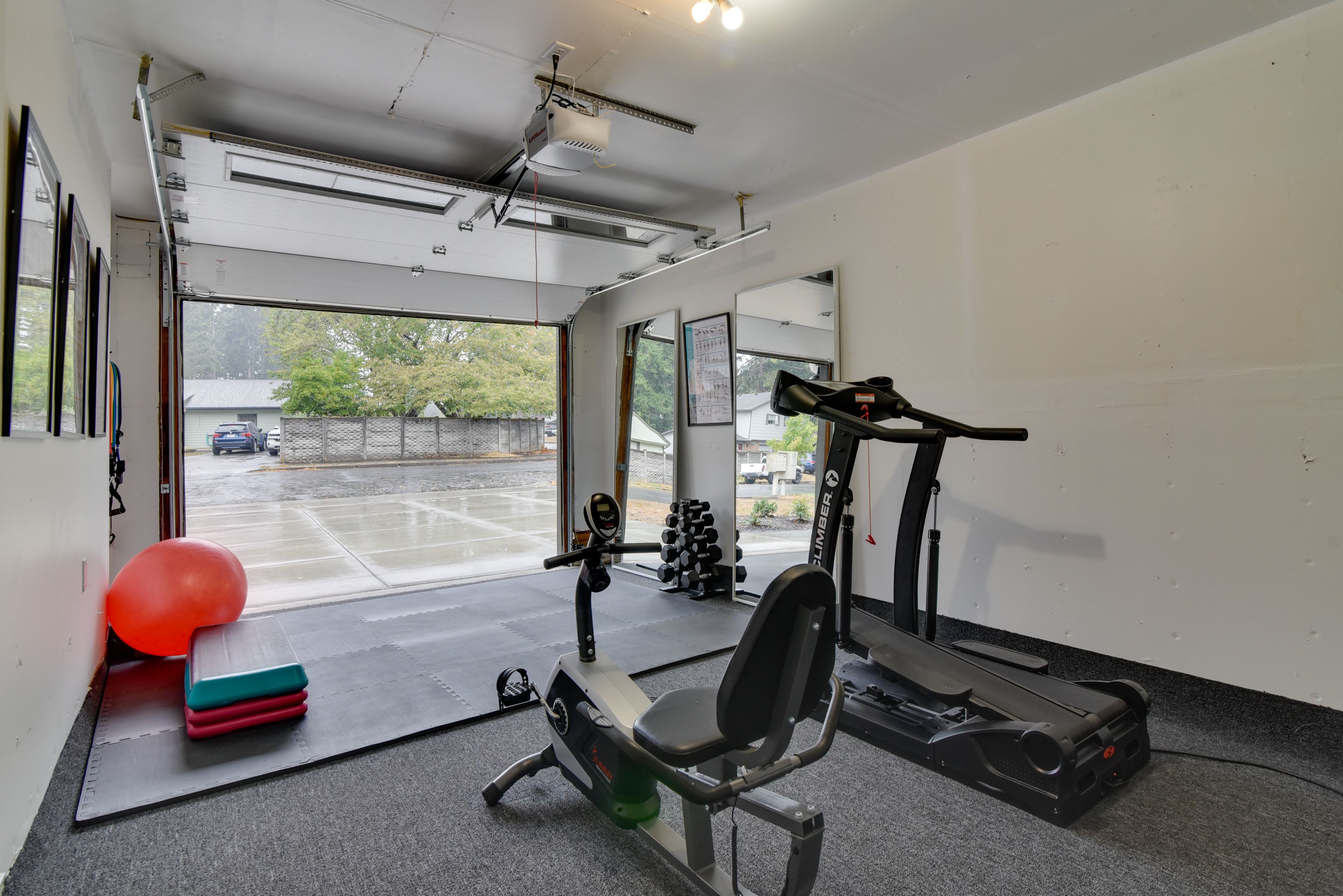 Home Gym | Bowflex Tread Climber | Exercise Bike | Yoga Equipment | Weights