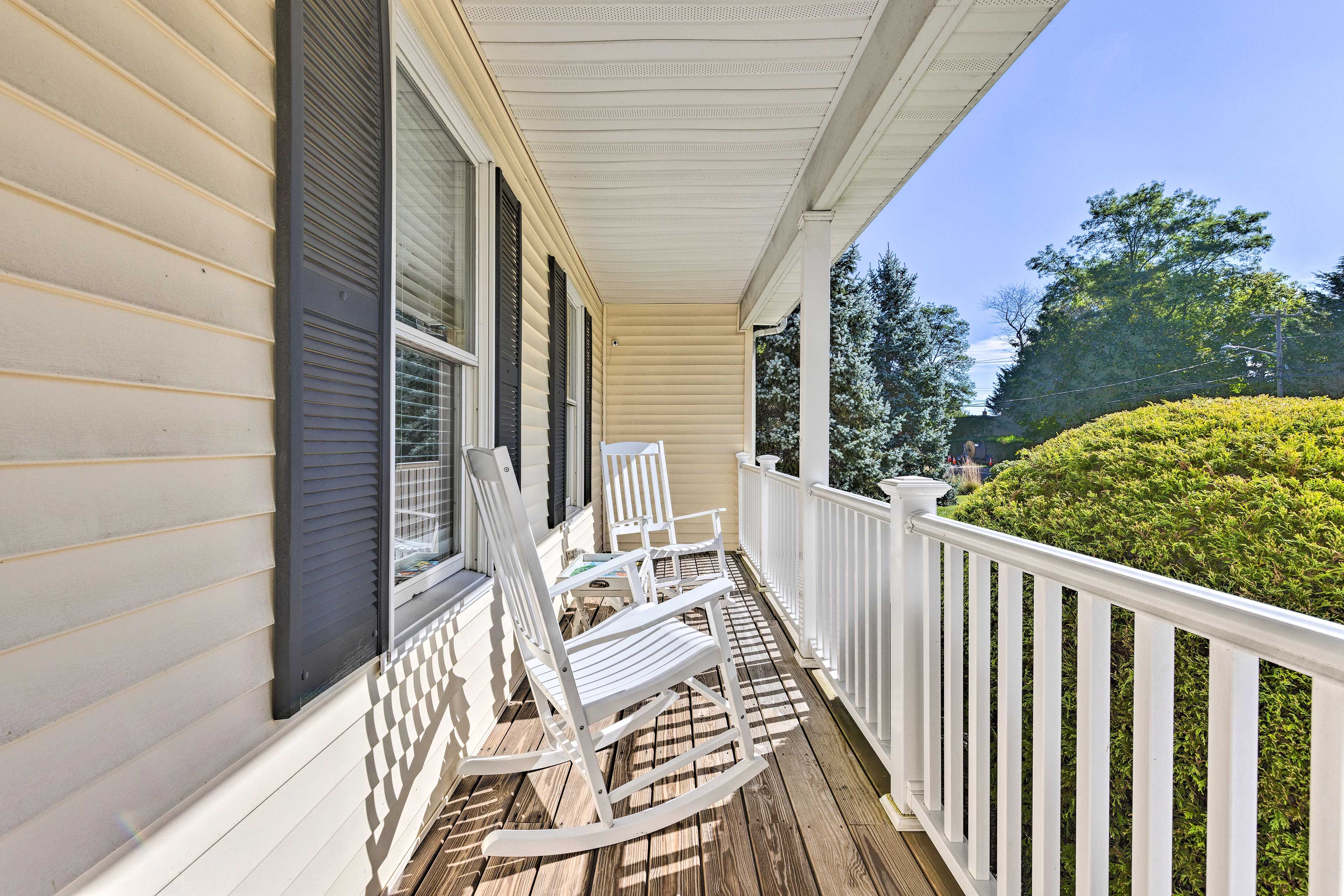 Covered Porch | Rocking Chairs