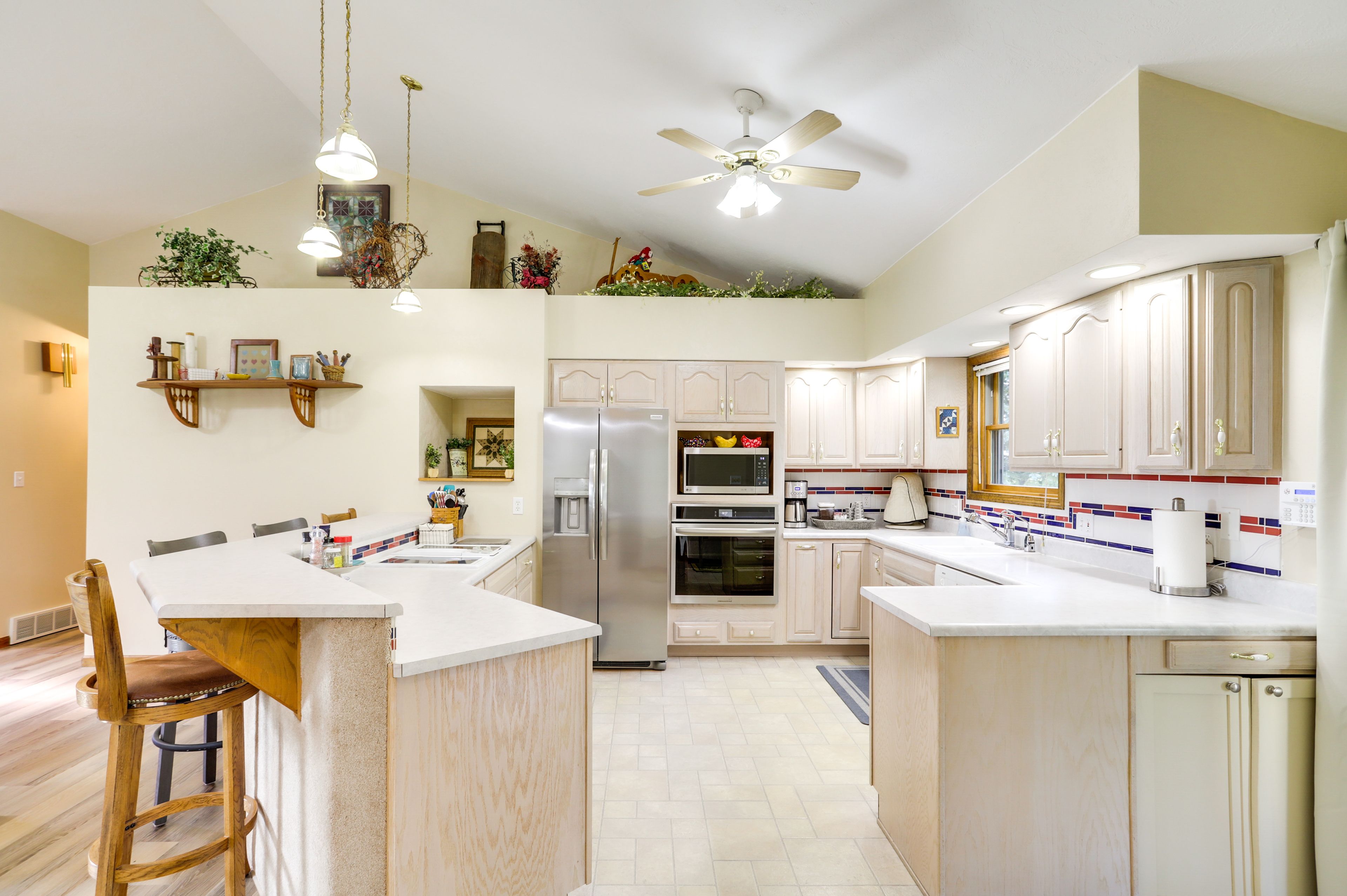 Kitchen | Main Level | Crockpot | Drip Coffee Maker | Breakfast Bar