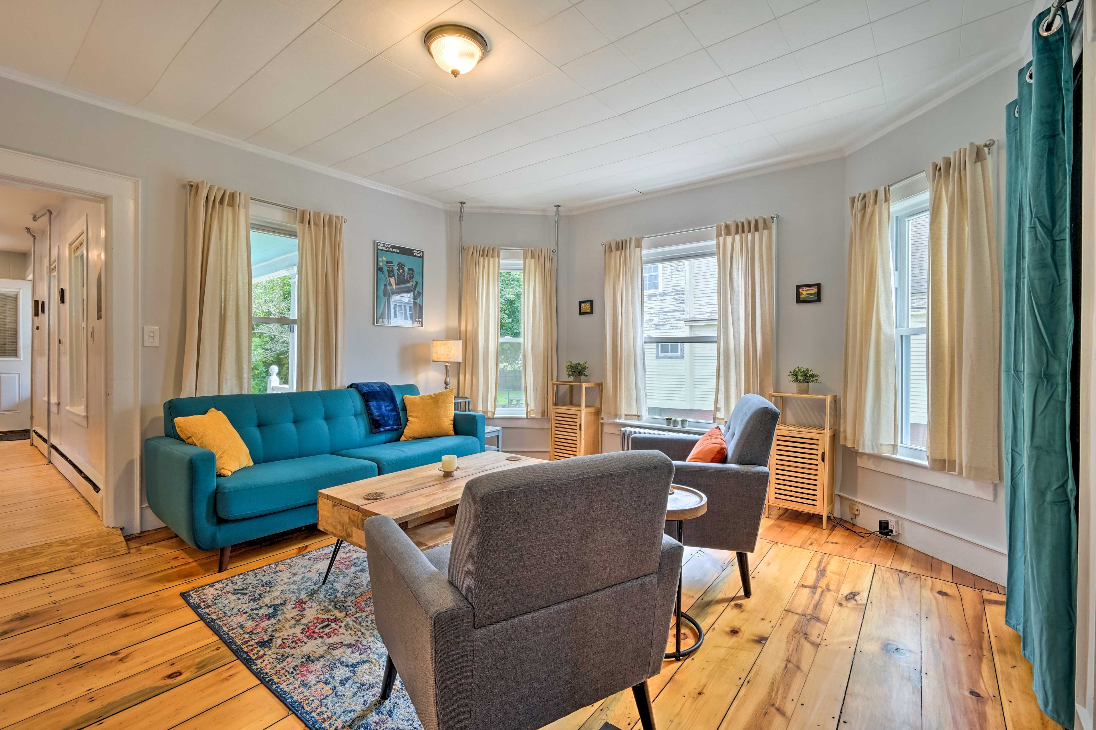 Living Area | Window A/C Units | Free WiFi | Board Games & Books