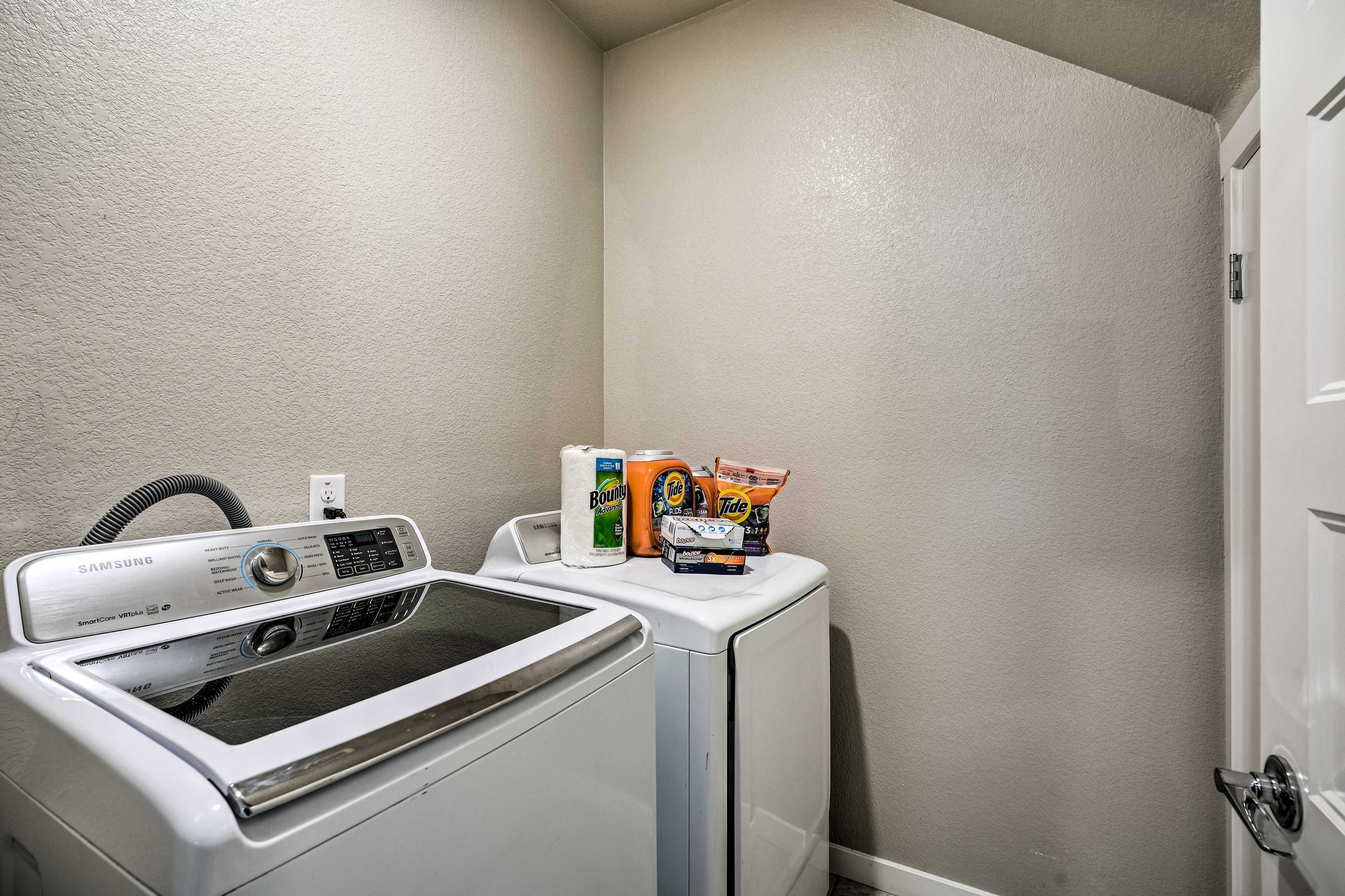 Laundry | Detergent Provided