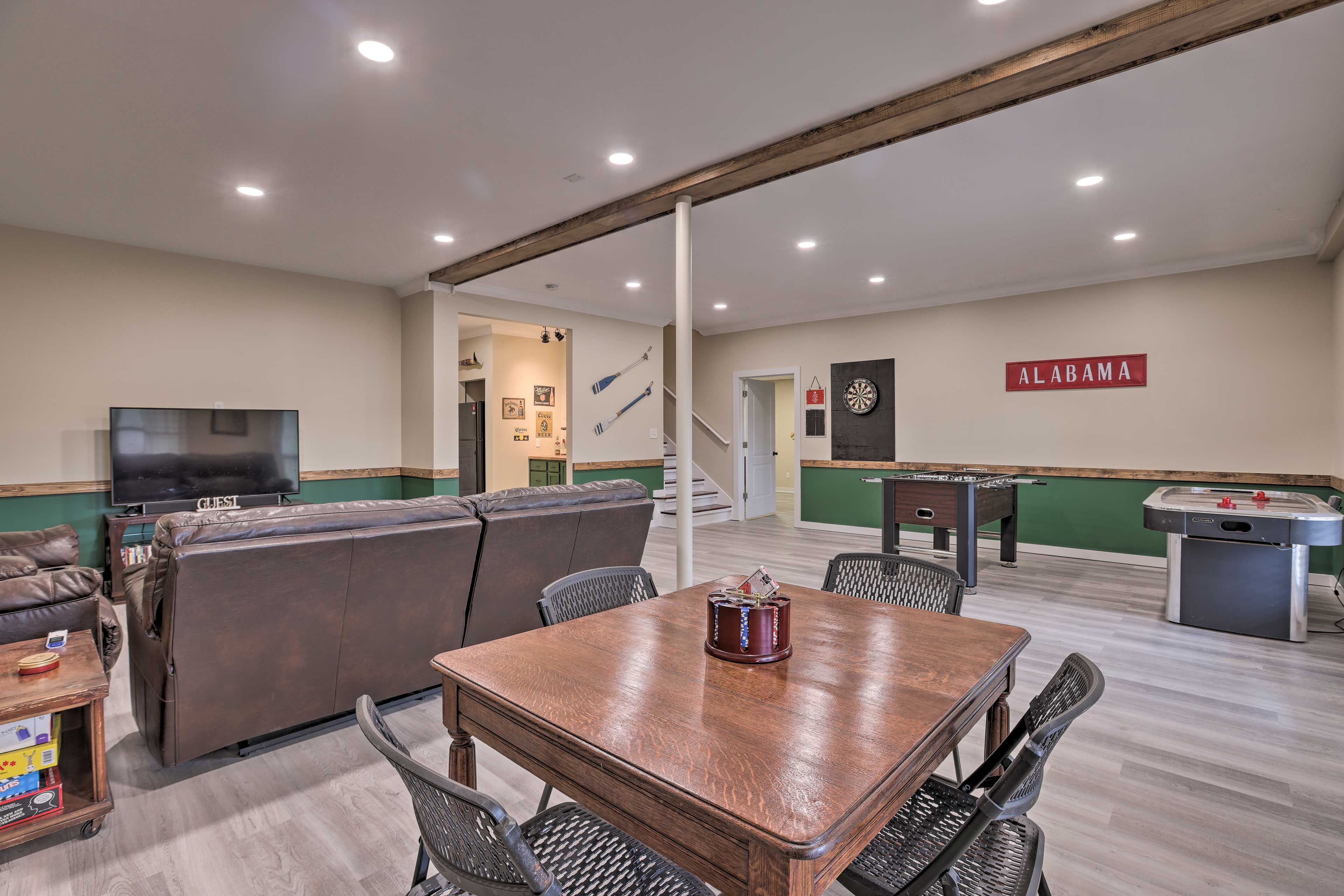 Game Room | Air Hockey | Darts | Card Table | Foosball Table Not Available