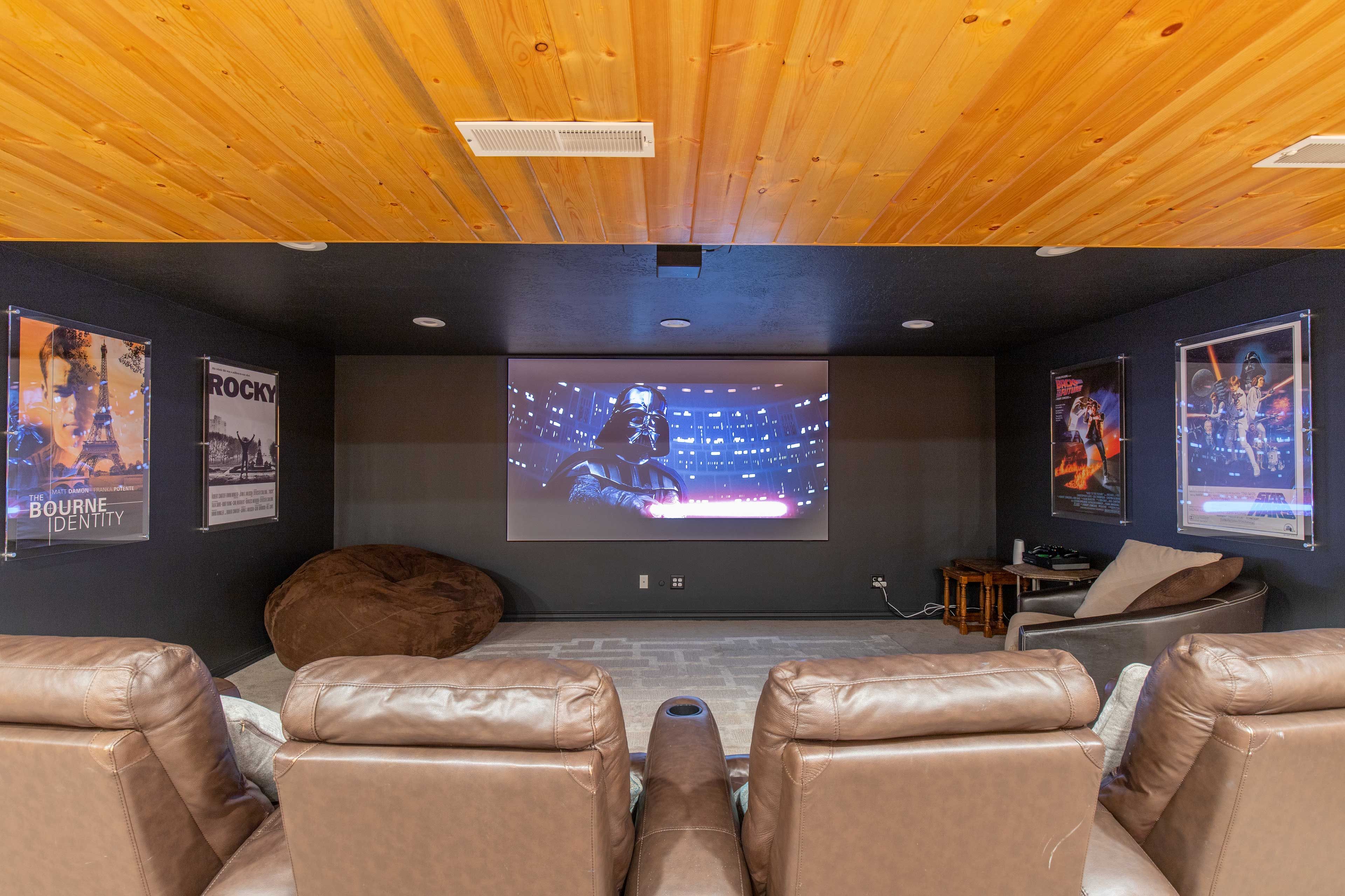 Home Theater | Lower Level | Gas Fireplace