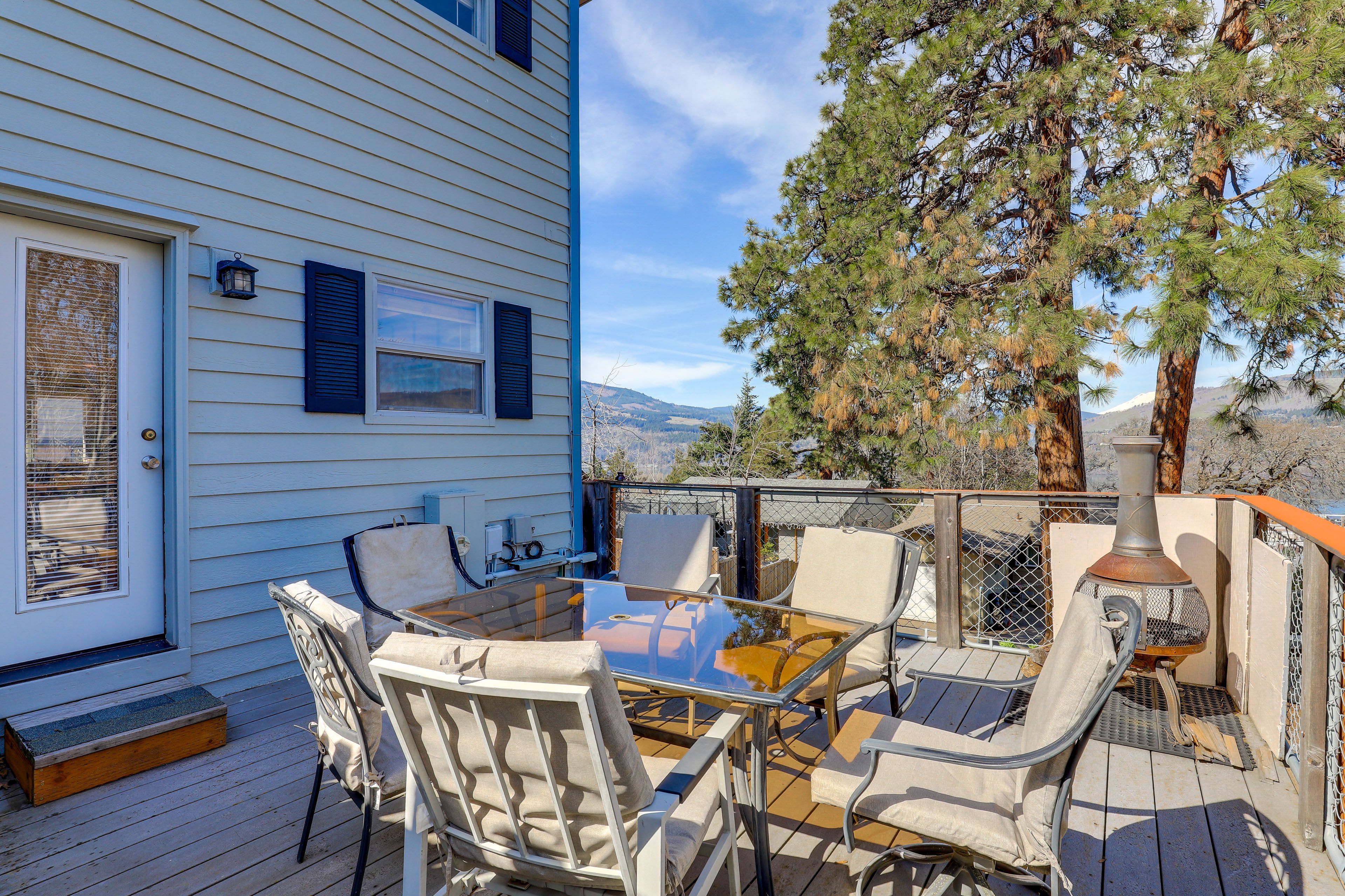 Deck 2 | Gas Grill | Outdoor Dining Area | Chiminea