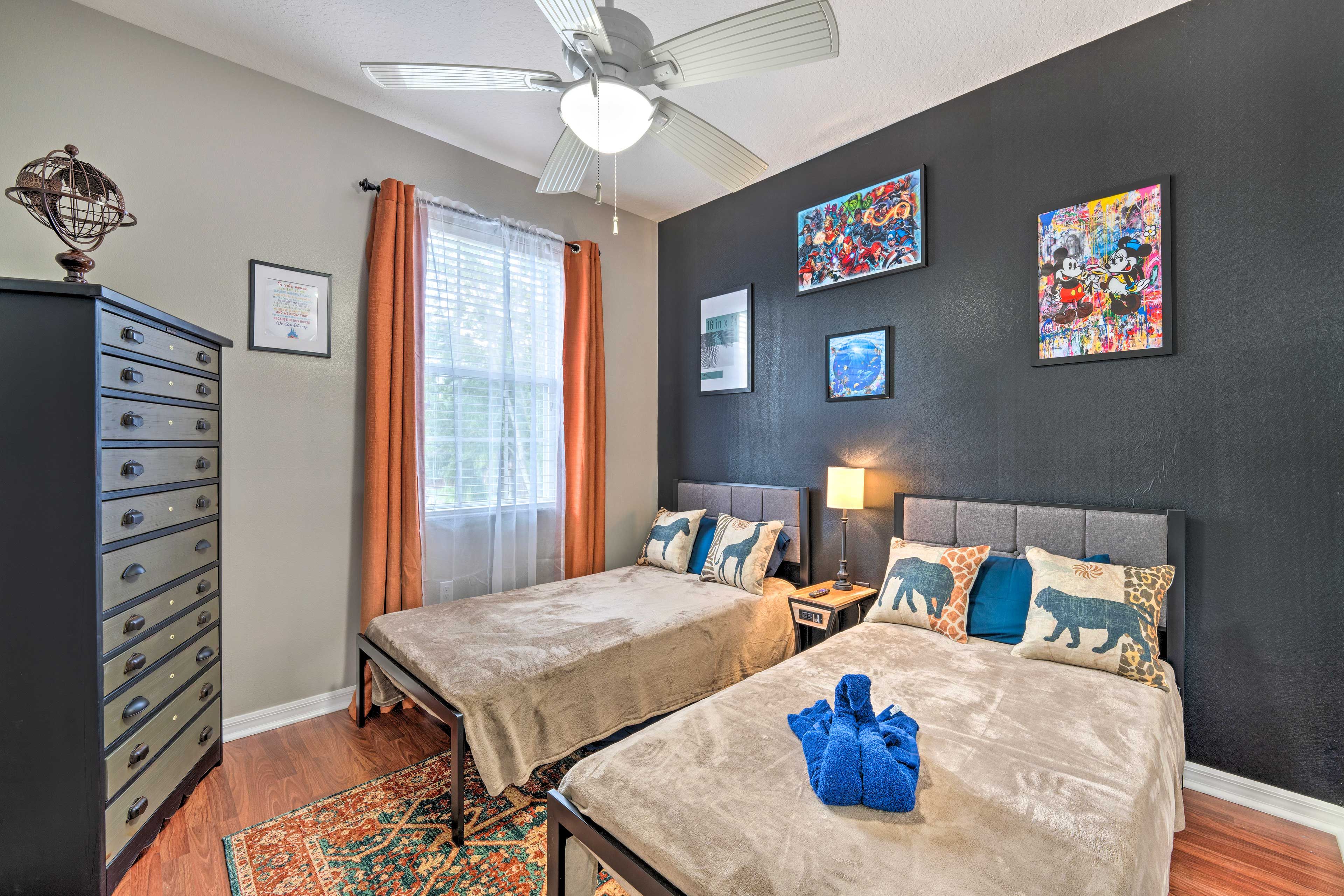 Bedroom 3 | 2 Twin Beds