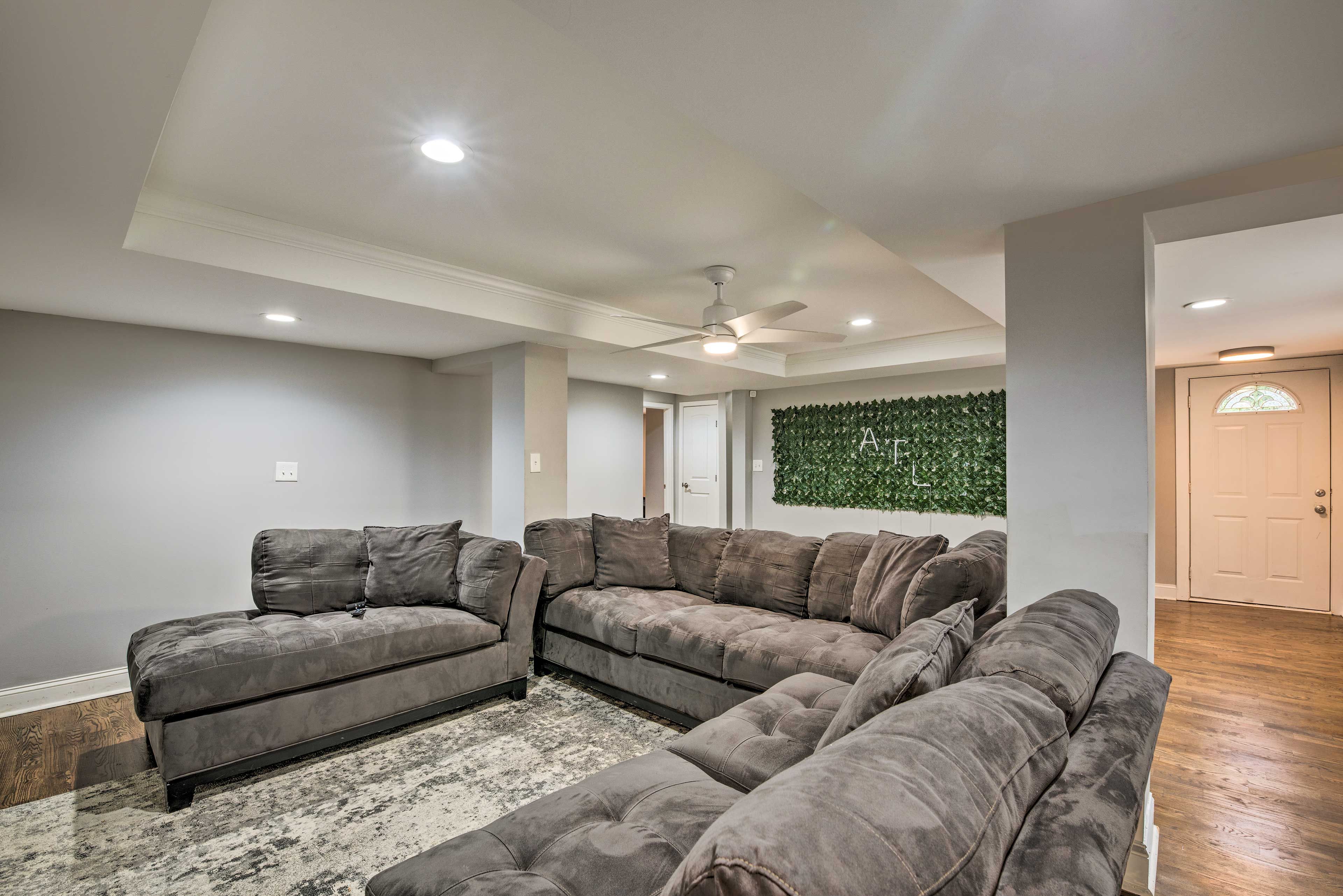 Basement Living Room | Smart TV