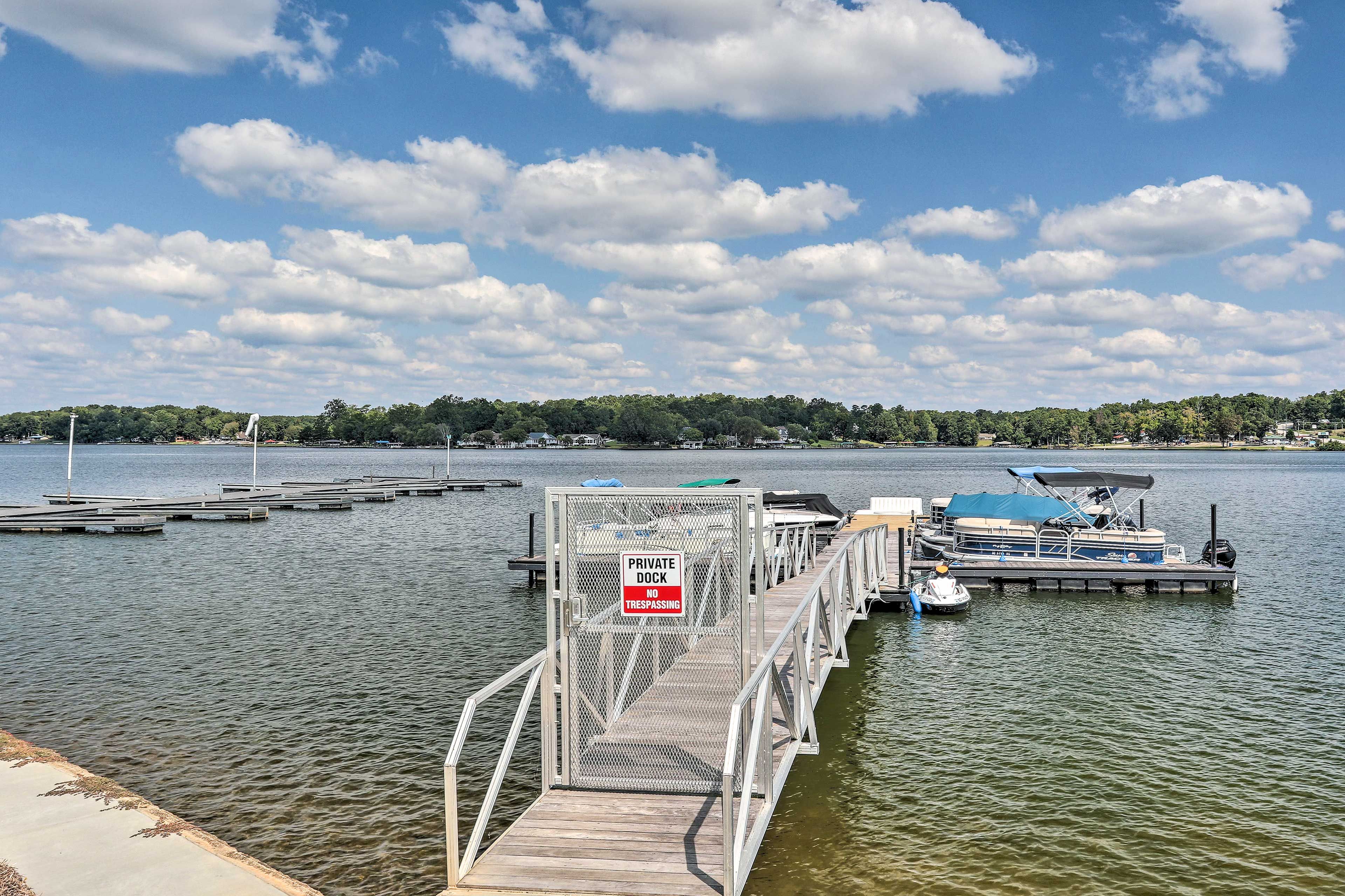 Private Boat Dock Access