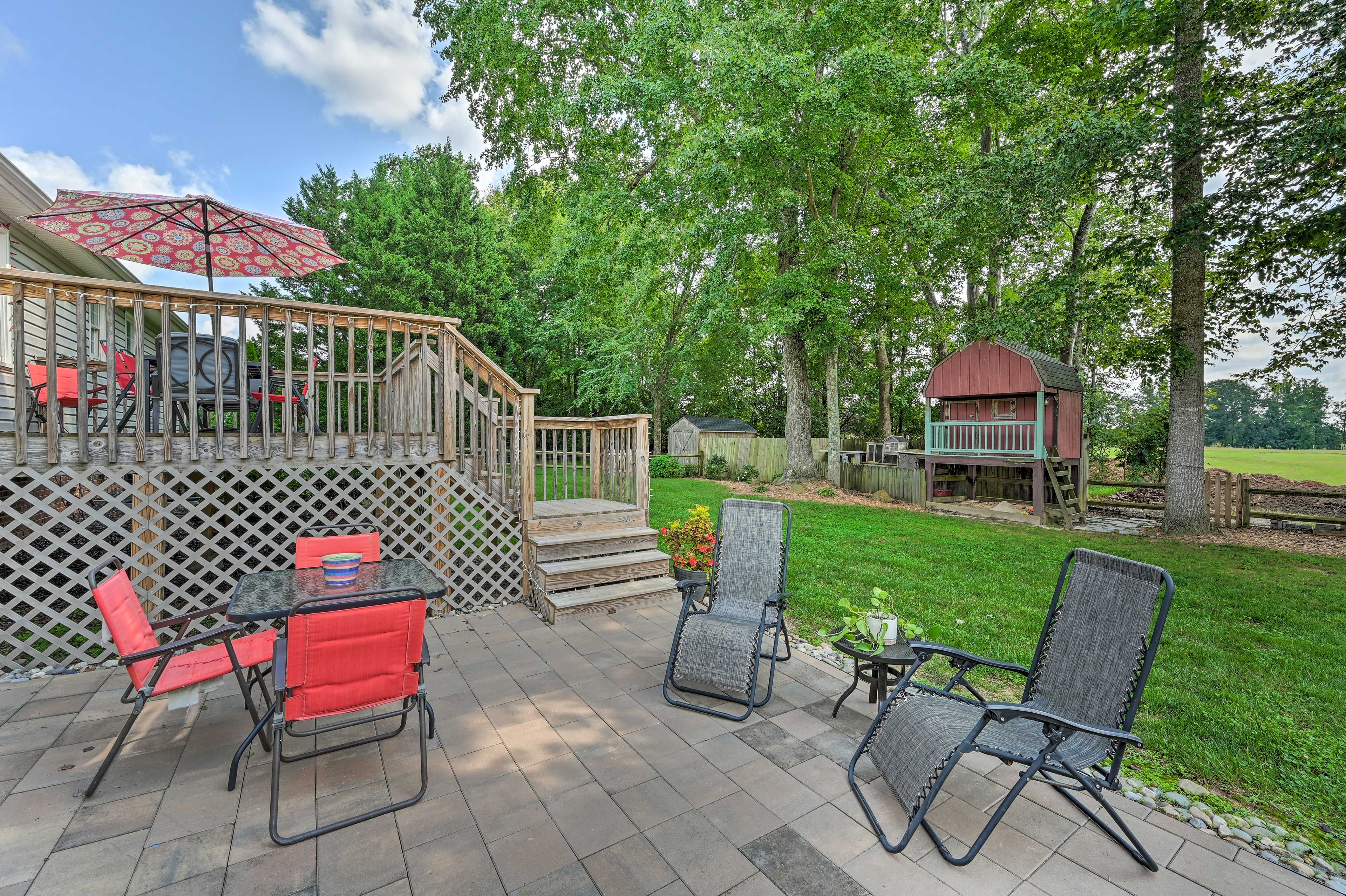 Entertainment Backyard | Single-Story House | Pet Friendly w/ Fee