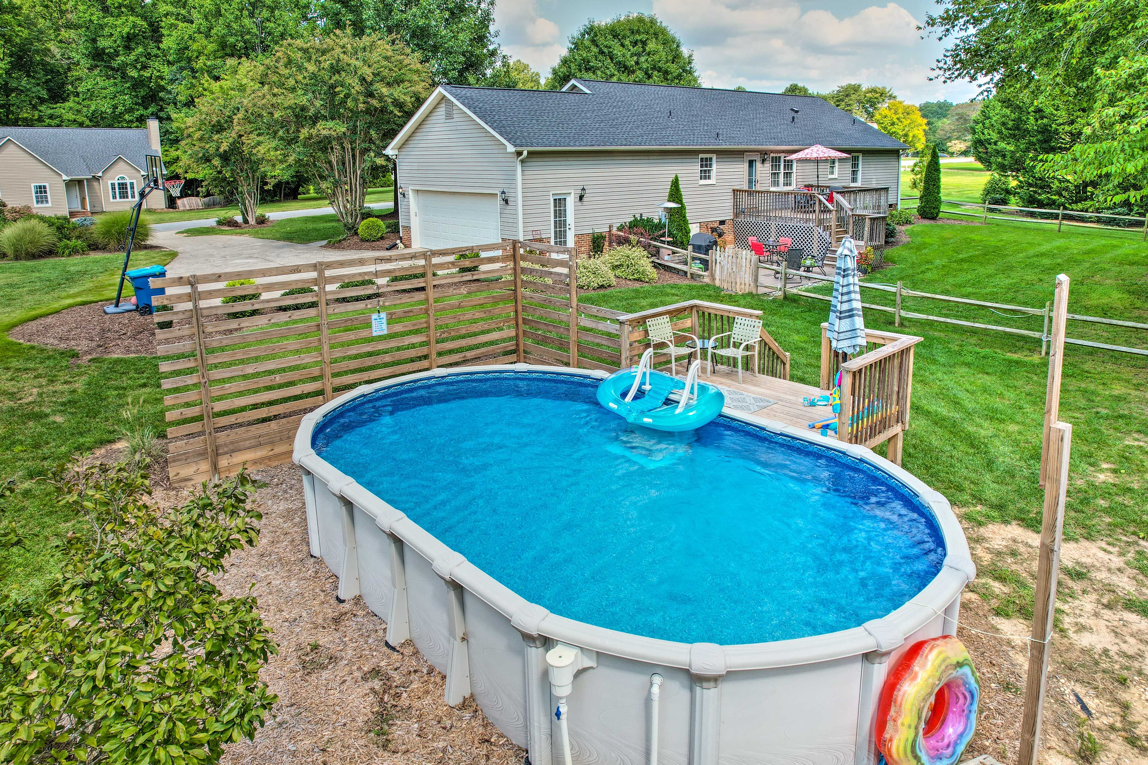 Above-Ground Pool | Size: 15’x24’ | Seasonally Open: May 15-Sept 15