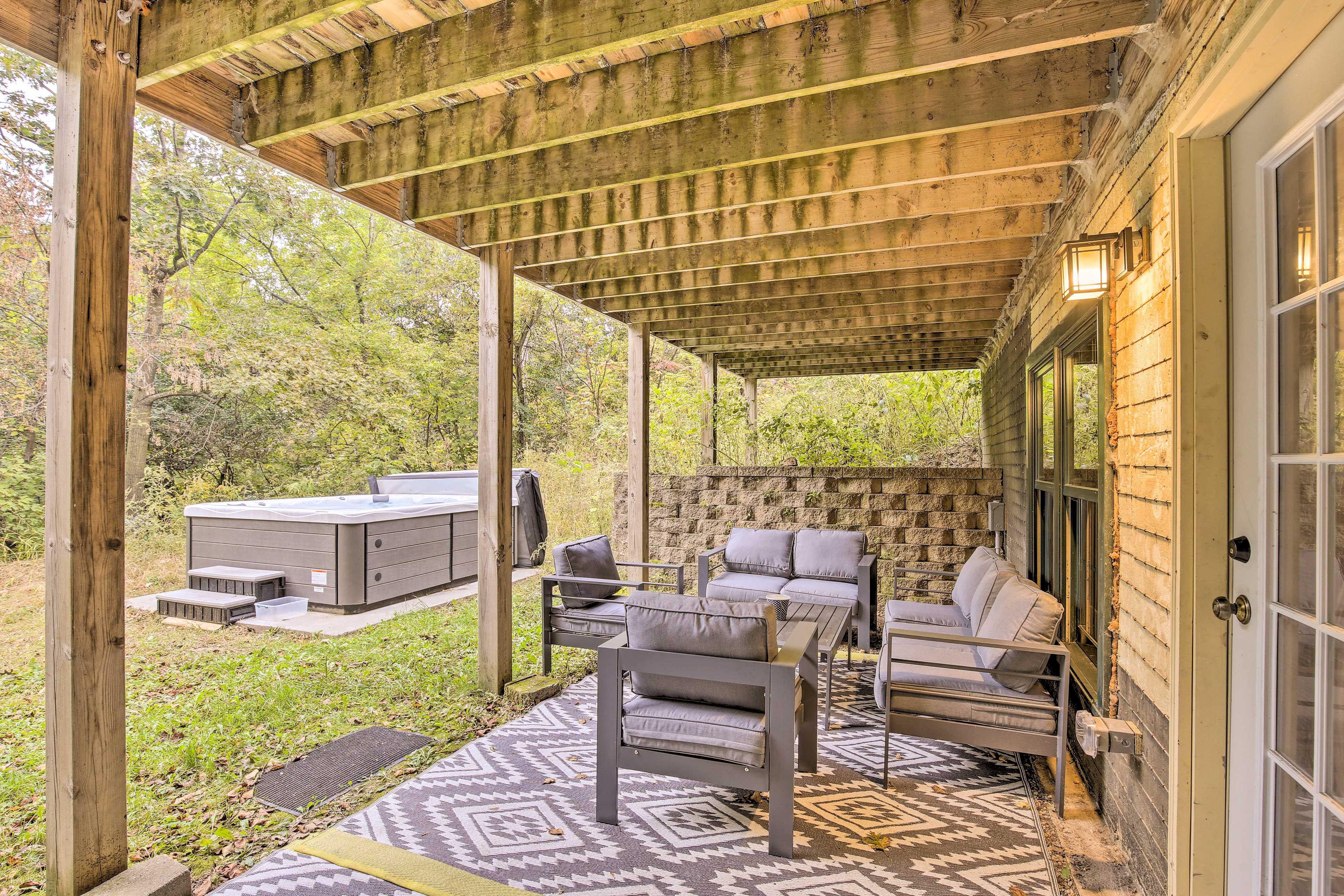 Covered Patio | Backyard | Hot Tub
