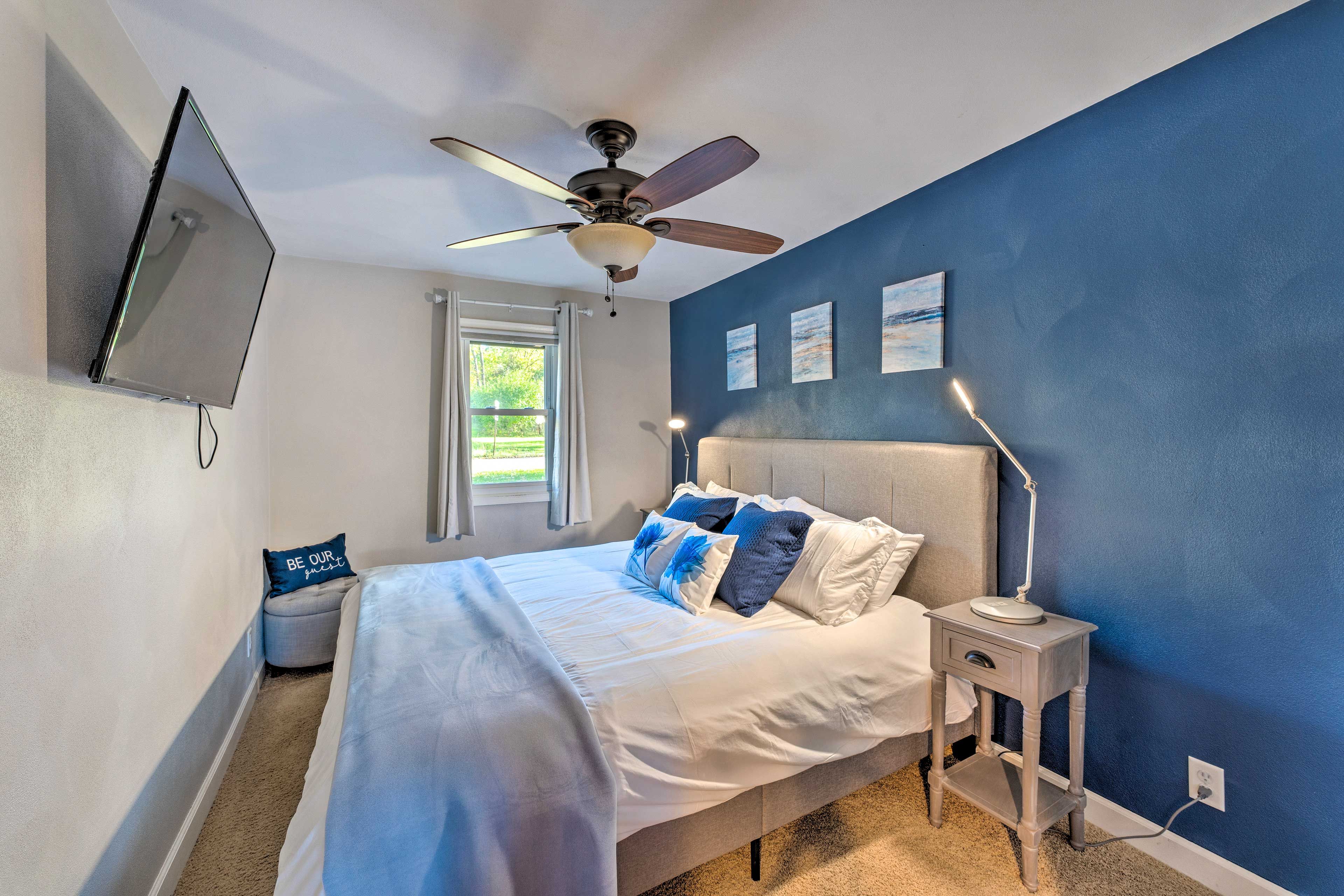 Bedroom 2 | King Bed | Pack 'n Play & Crib (Available Upon Request)