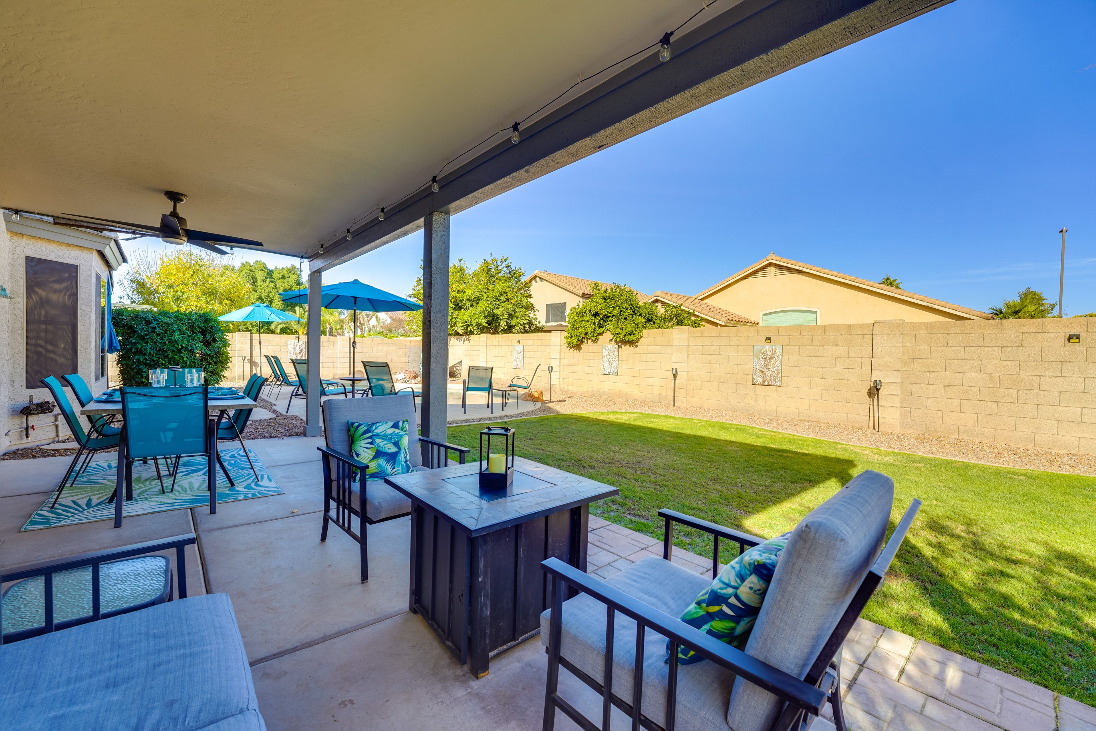 Private Yard | Covered Patio | Gas Grill