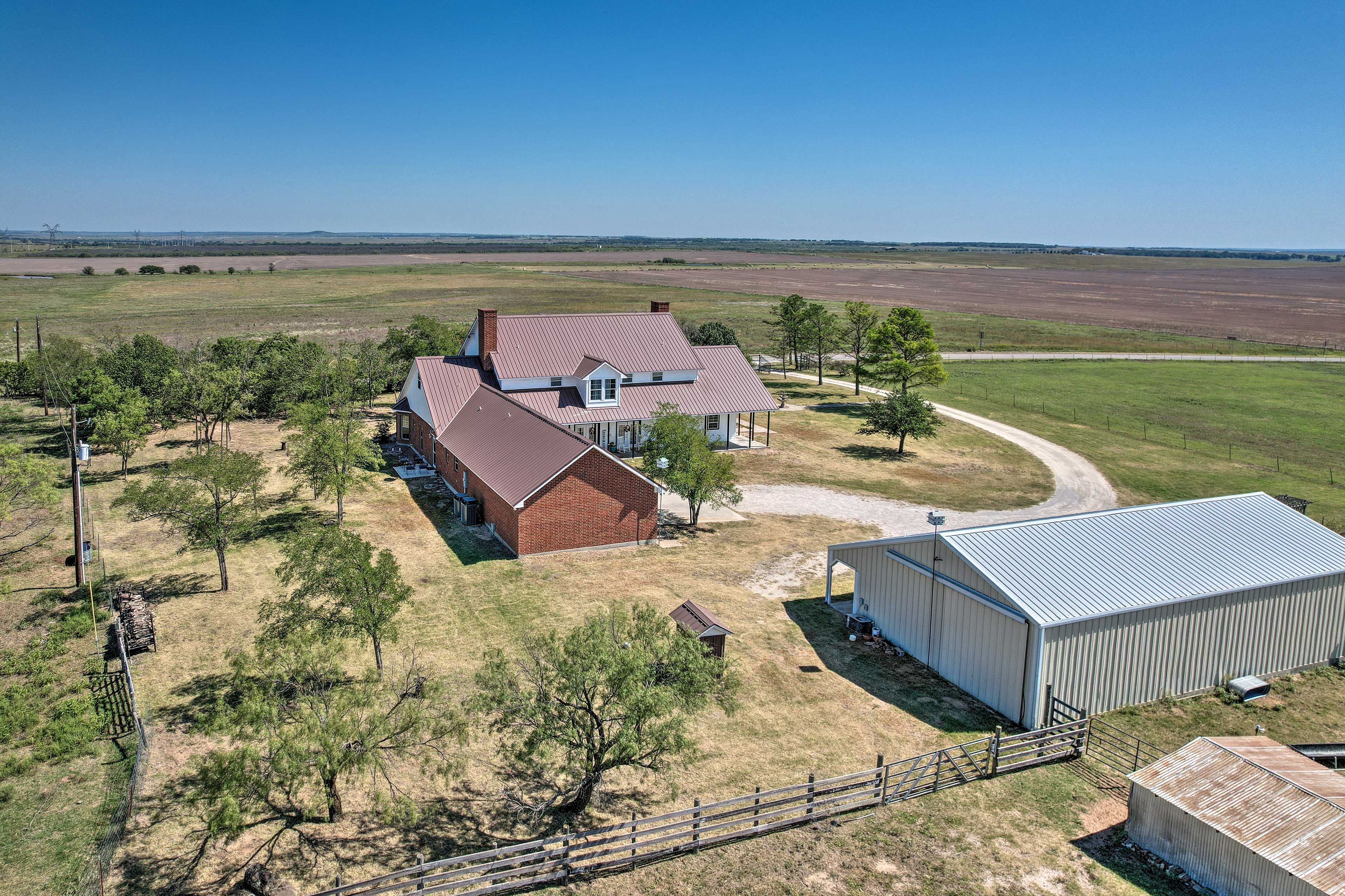 Aerial View of Ranch