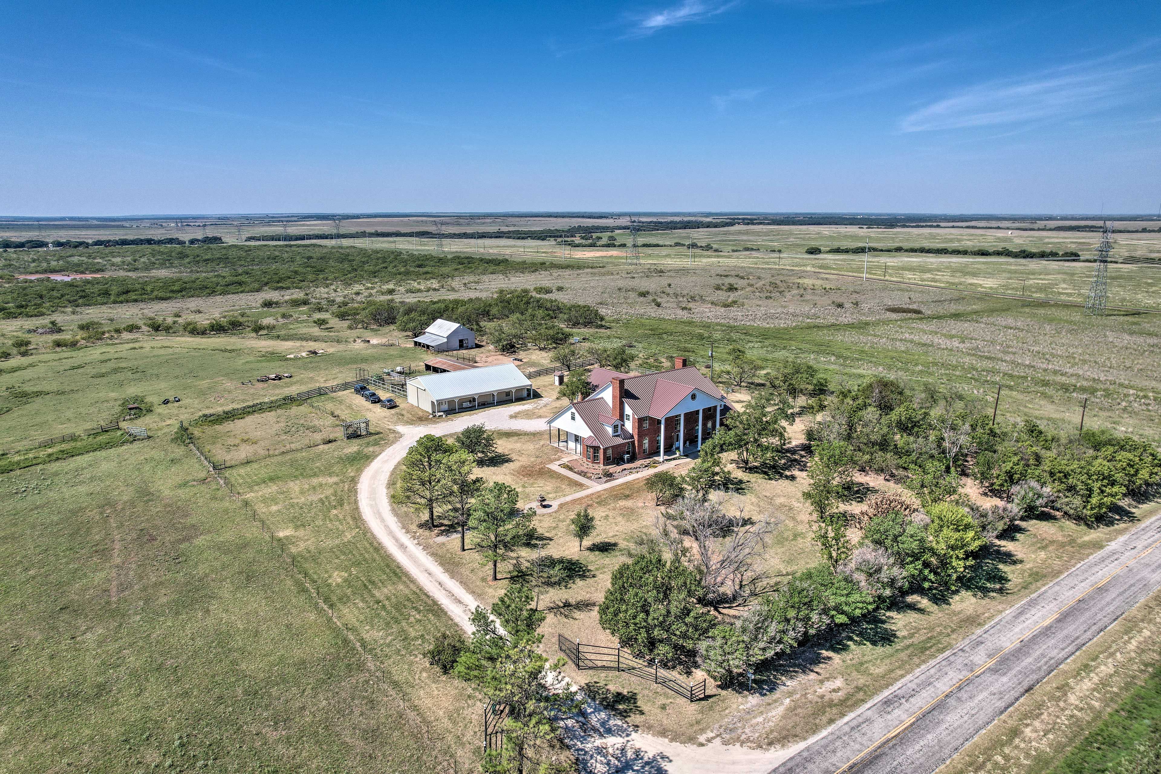 Aerial View of Ranch