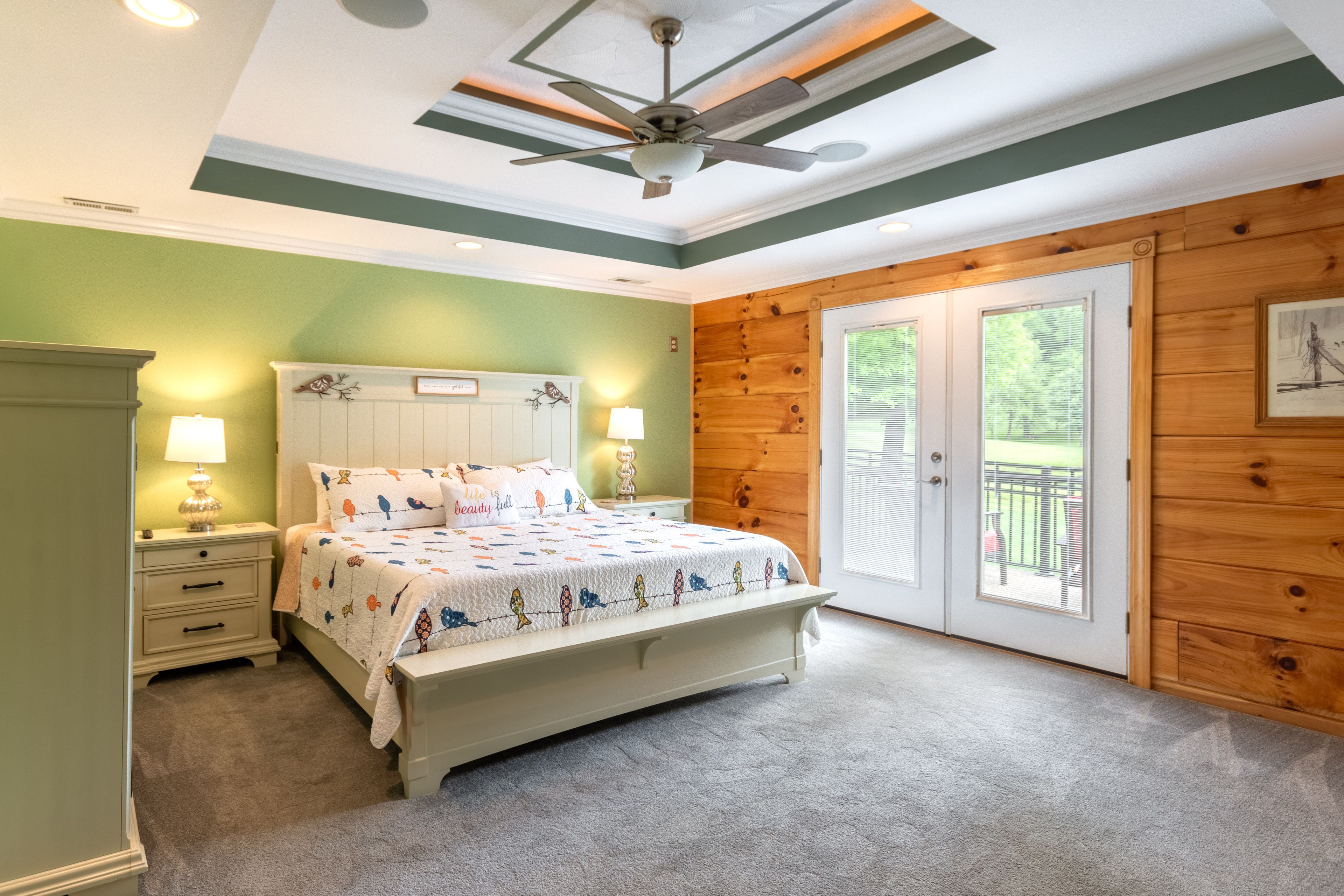 Bedroom 1 | Main Level | King Bed | Linens Provided | Smart TV