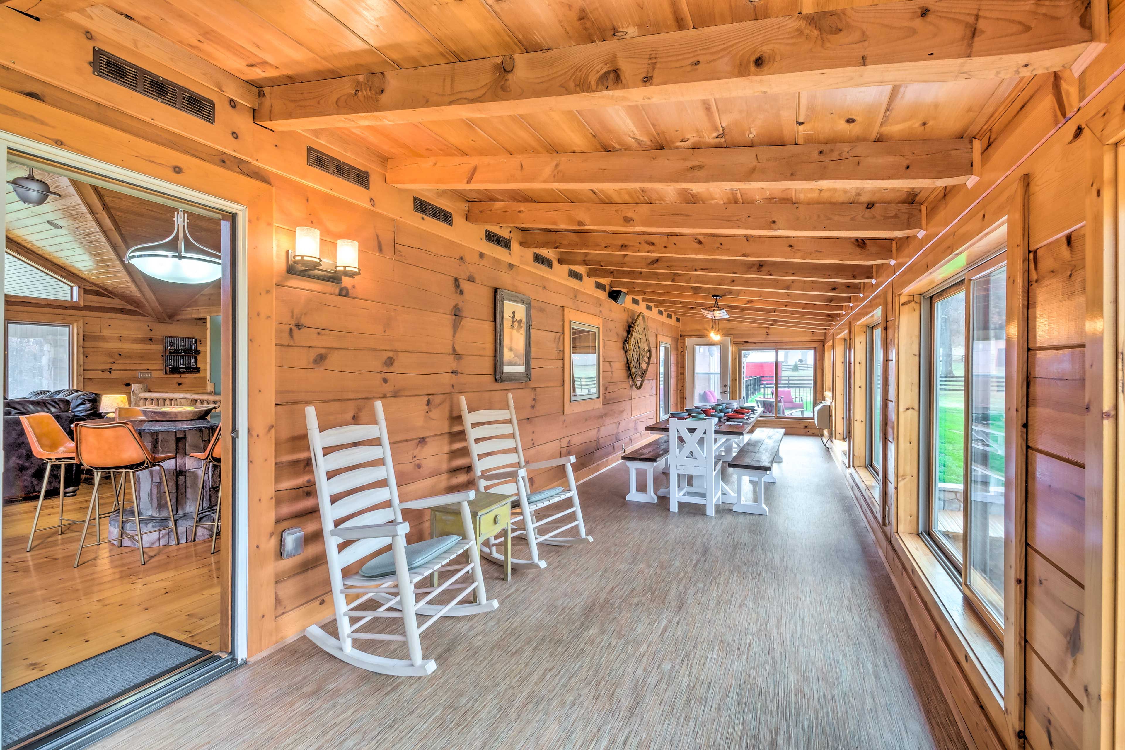 Sunroom/Dining Room | Main Level