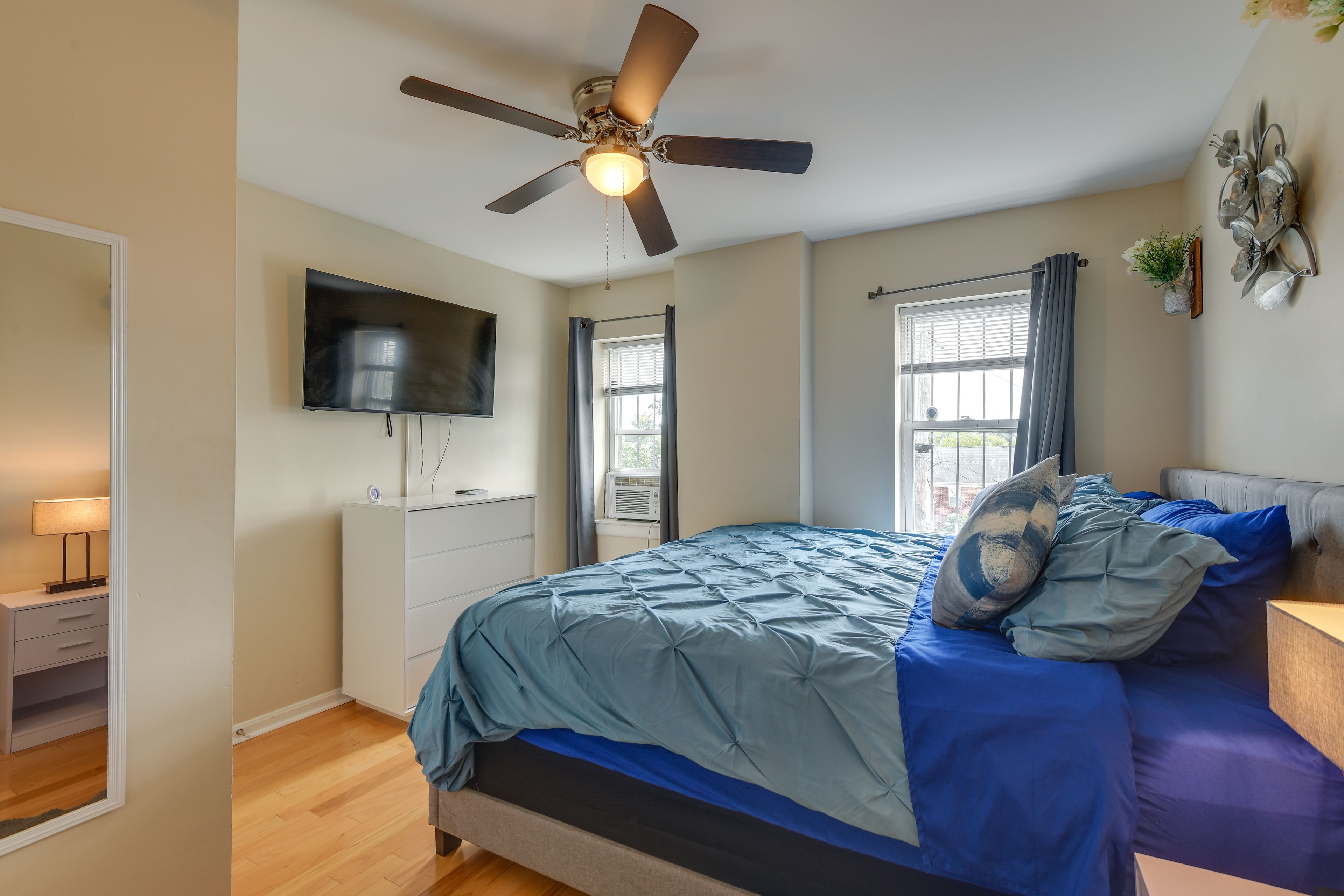 Bedroom 1 | King Bed | Stairs Required | Linens Provided