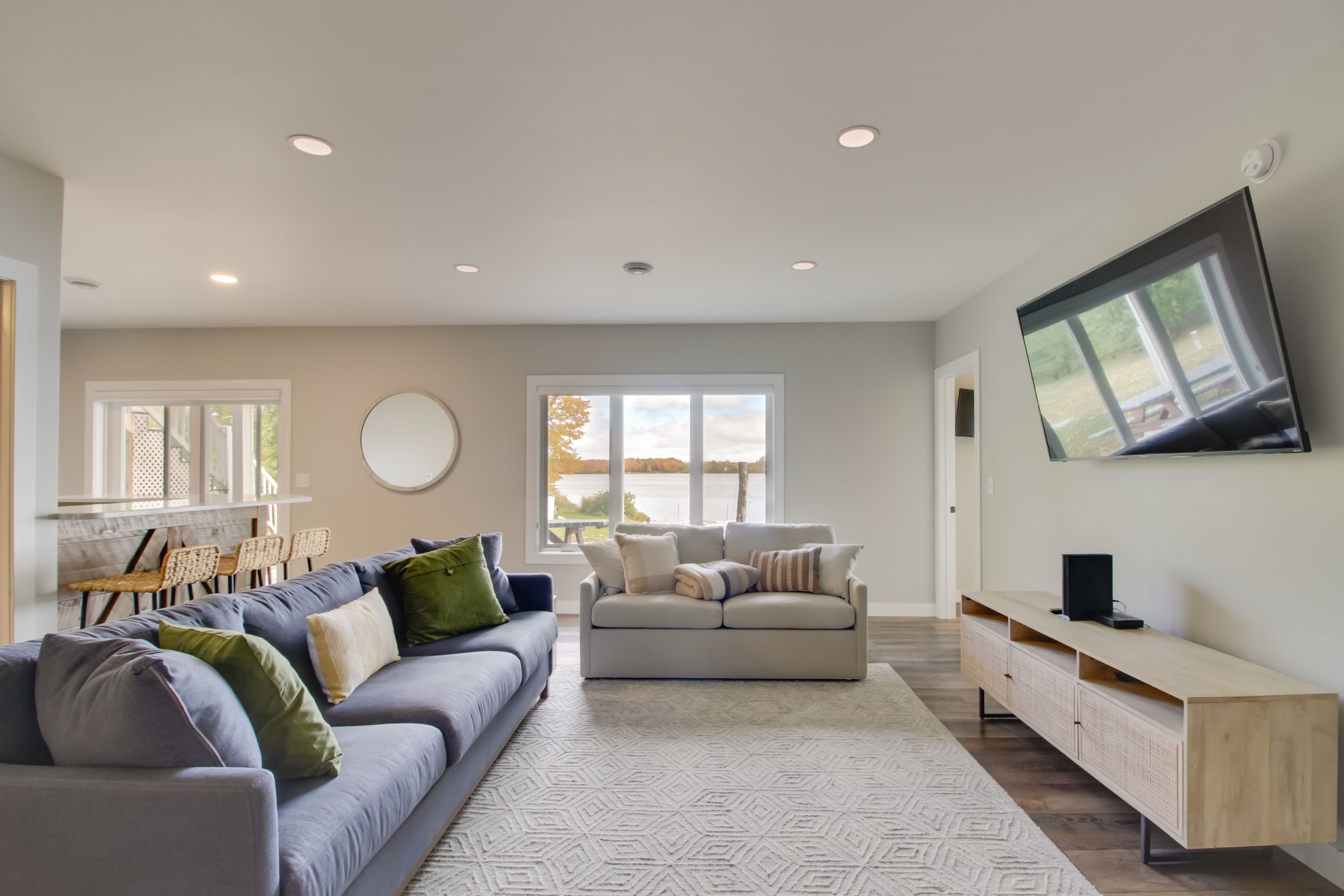 Downstairs Living Room | Lower Level | Smart TV