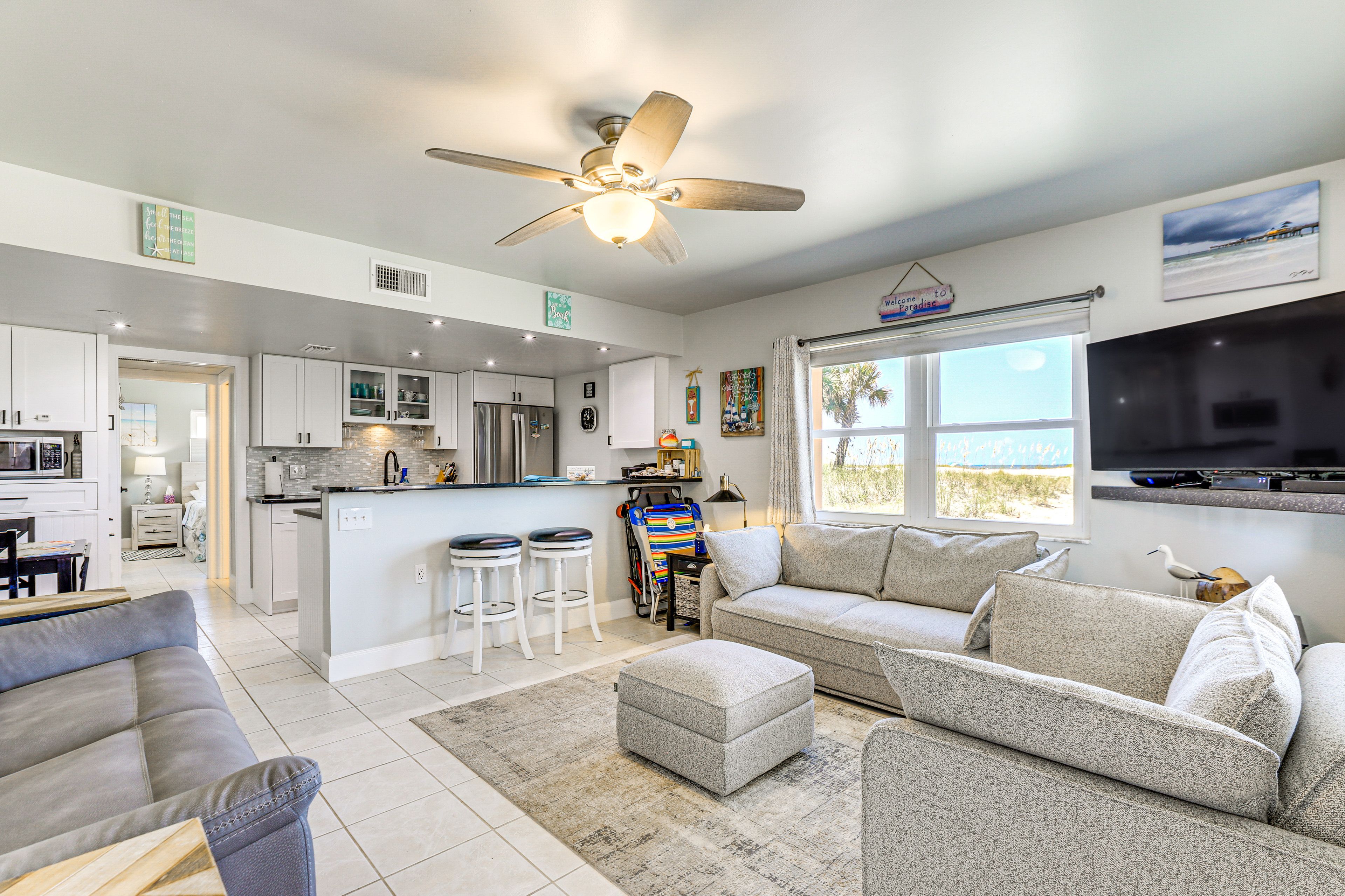 Treasure Island Vacation Rental | 1BR | 1BA | Step-Free Access | 575 Sq Ft