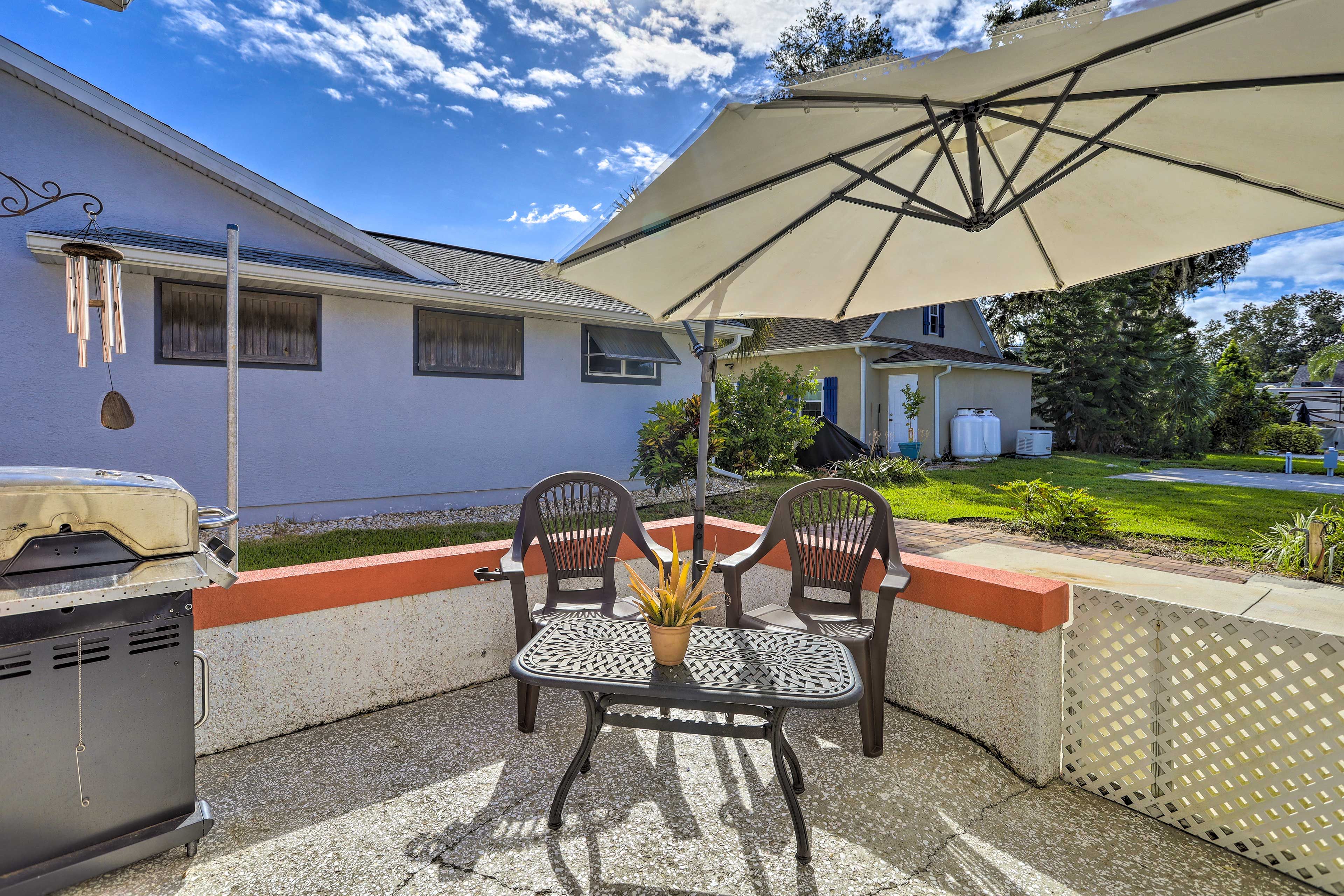 Furnished Patio | Outdoor Shower | Gas Grill