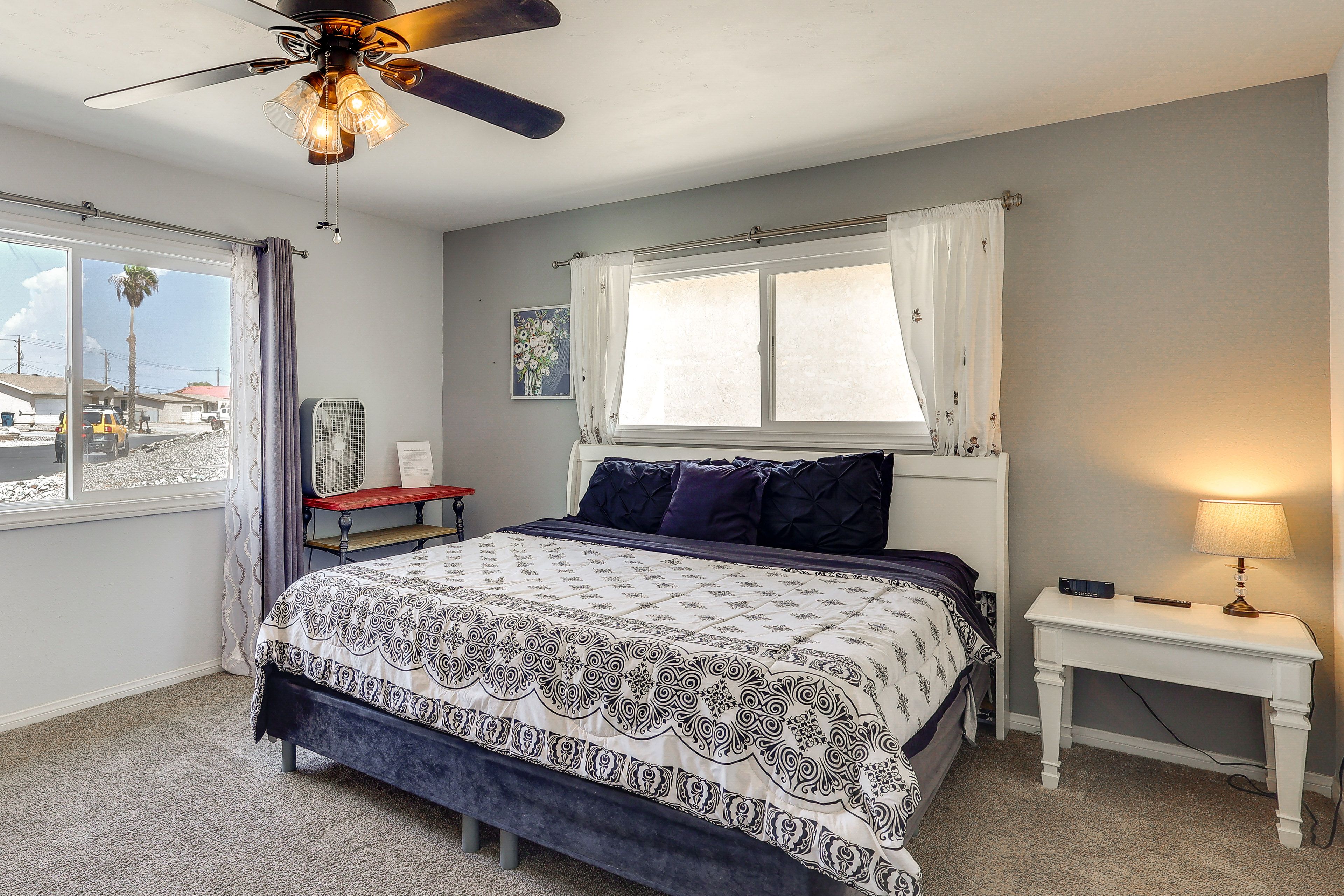 Bedroom 2 | California King Bed | Futon